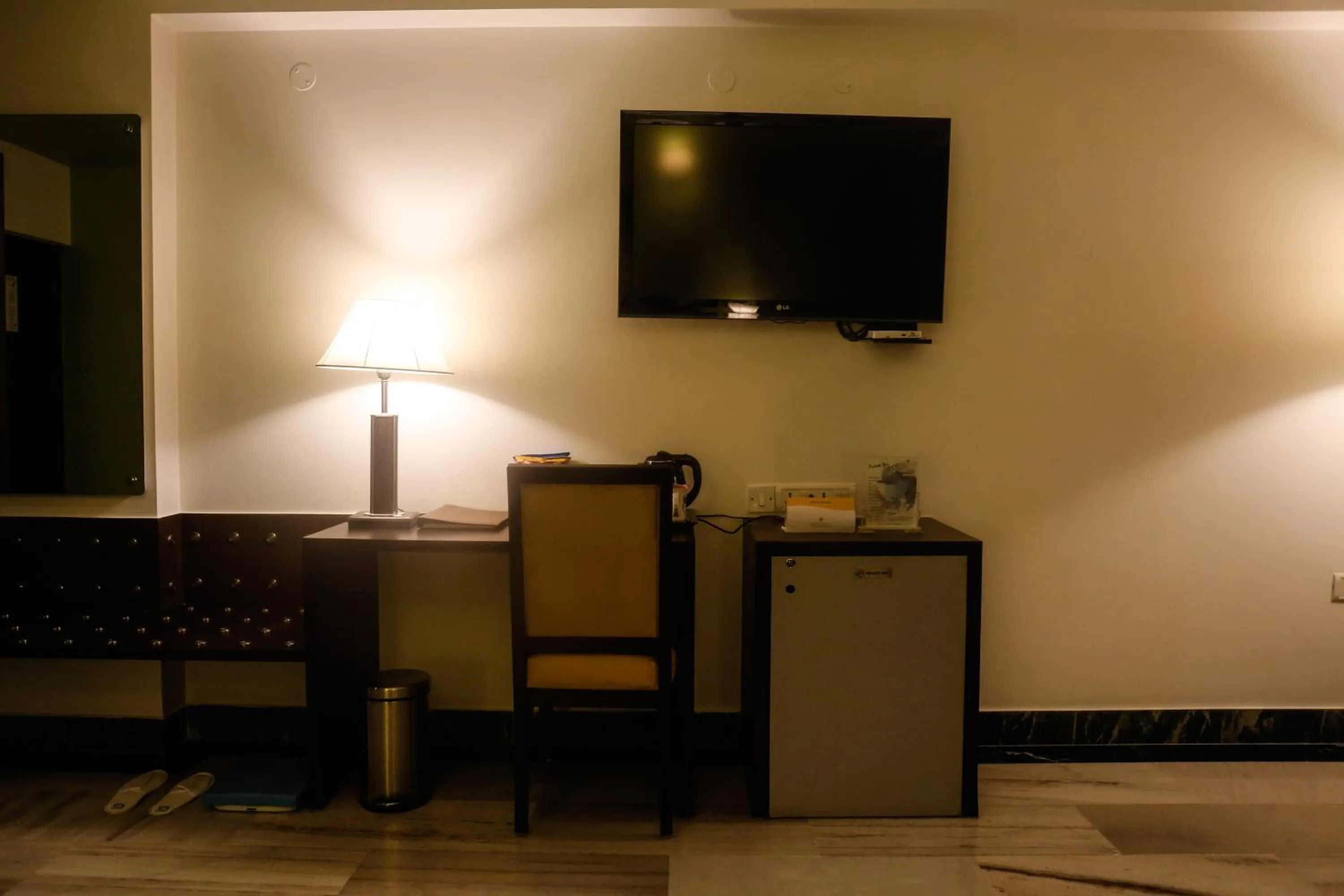 Seating area in Capitol Residency