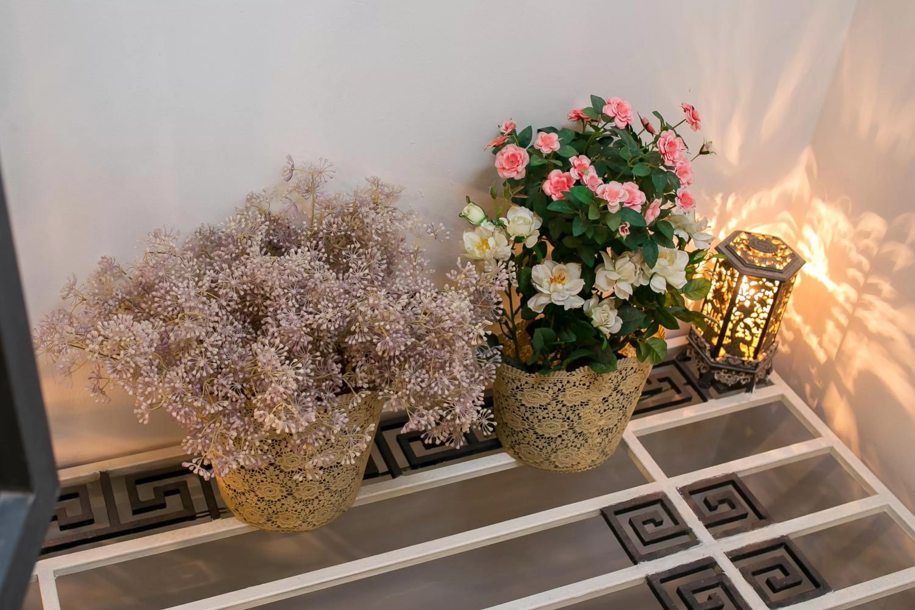 Decorative detail in Au Coeur d'Hanoi Boutique Hotel