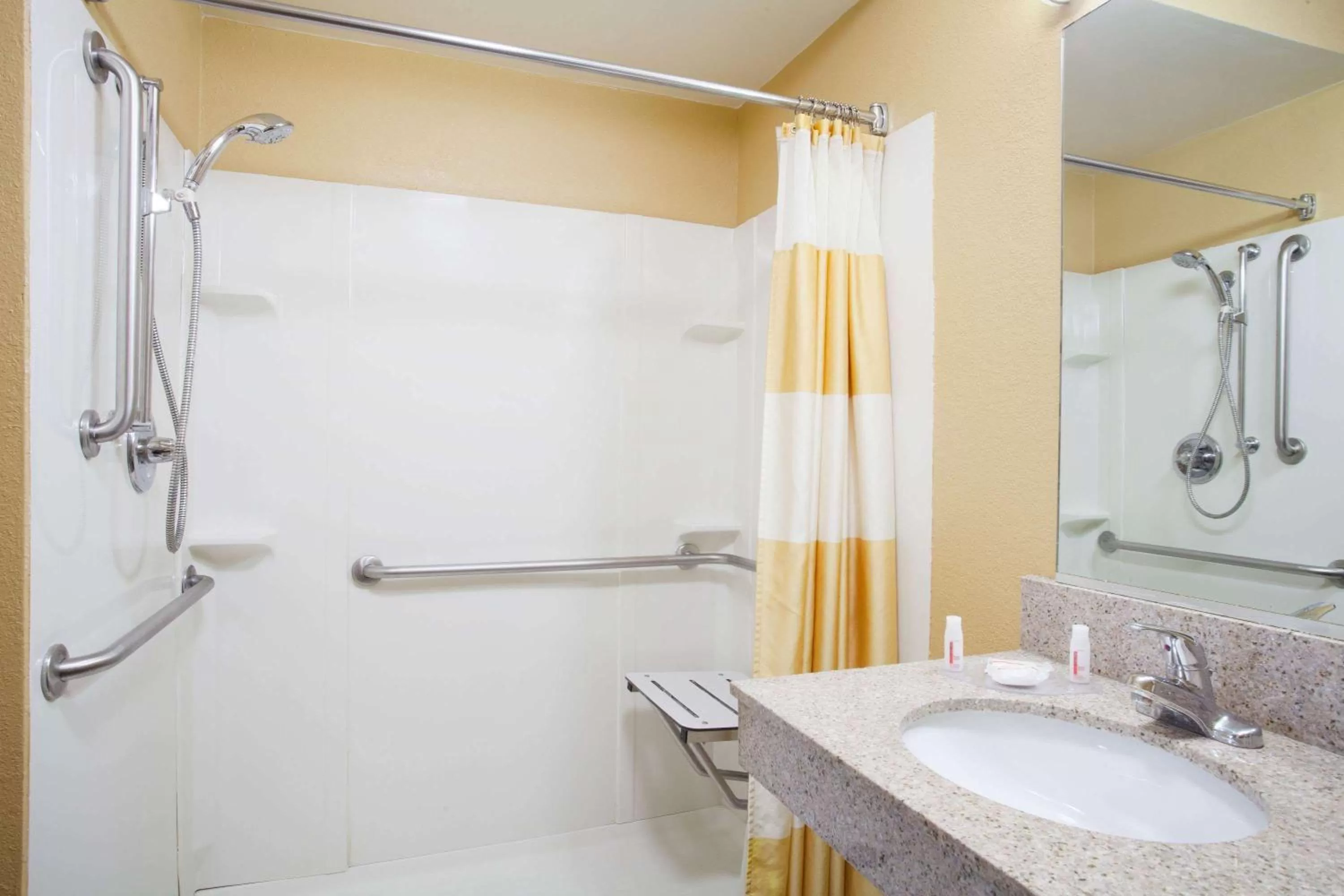 Shower in Baymont by Wyndham Madison Heights Detroit Area