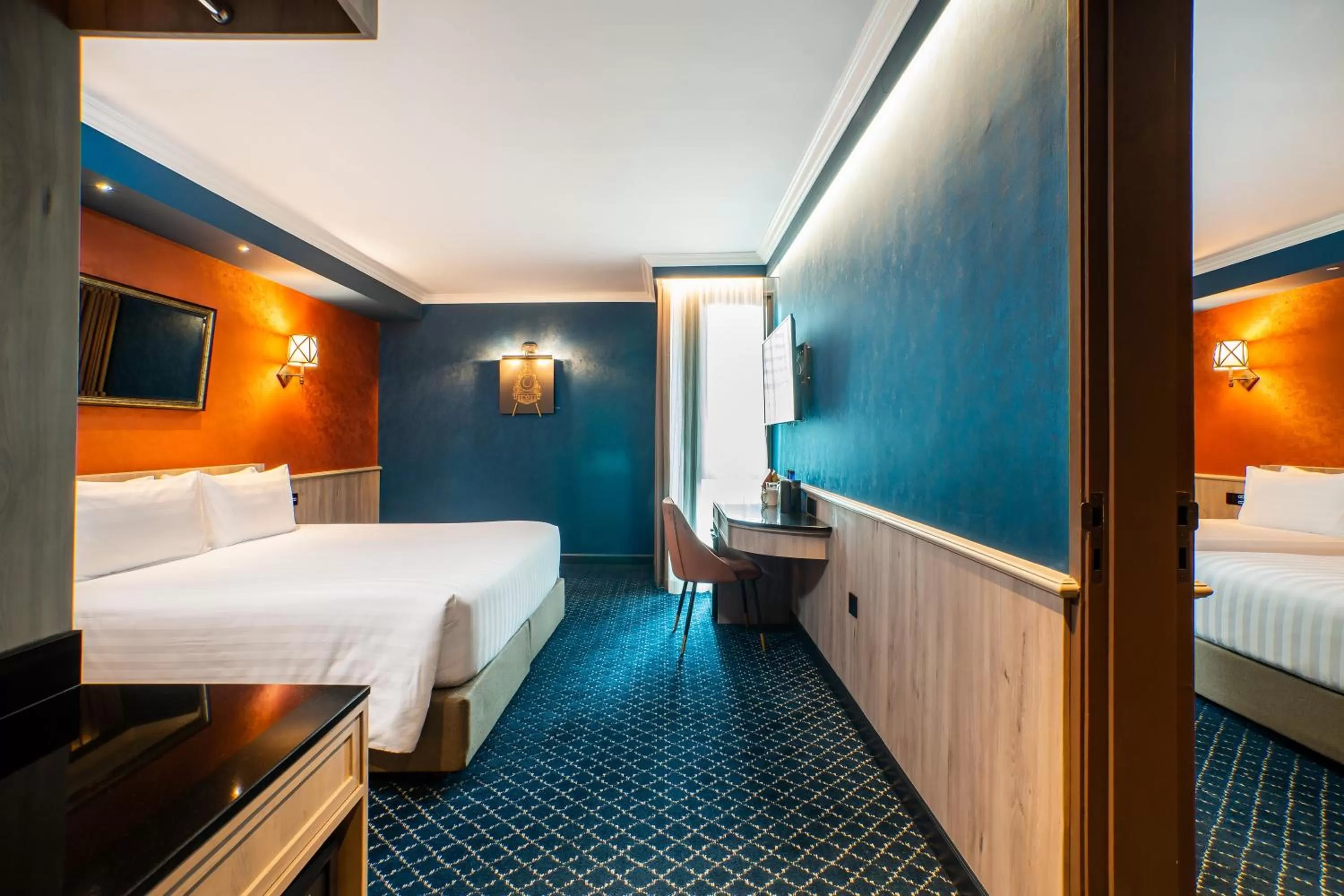 Bedroom, Bed in The Coach Hotel Sukhumvit - Asok BTS Bangkok