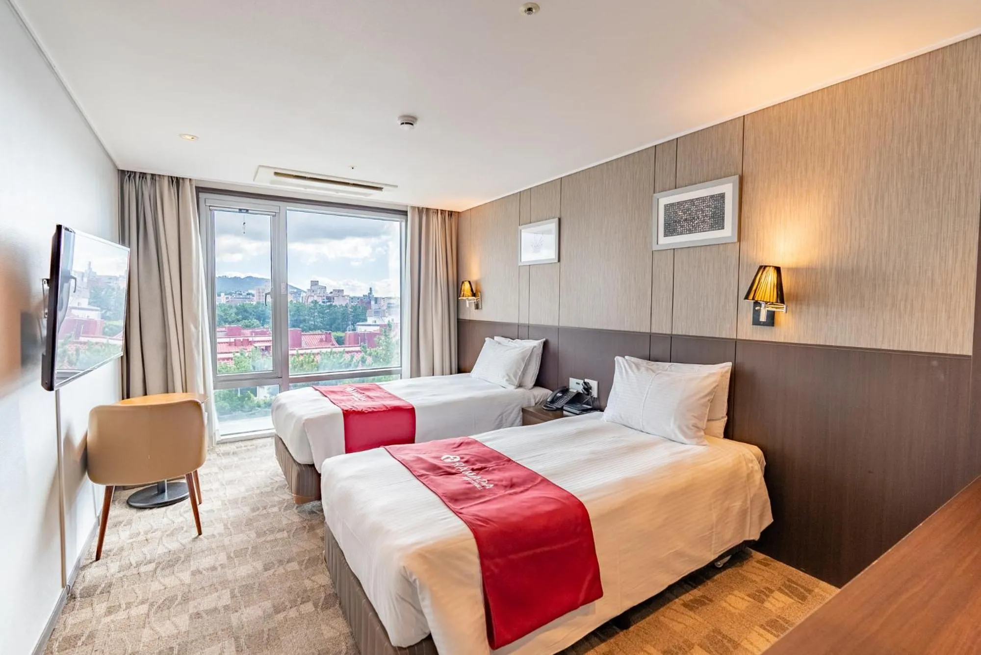 Bed in Ramada by Wyndham Jeju City Hall