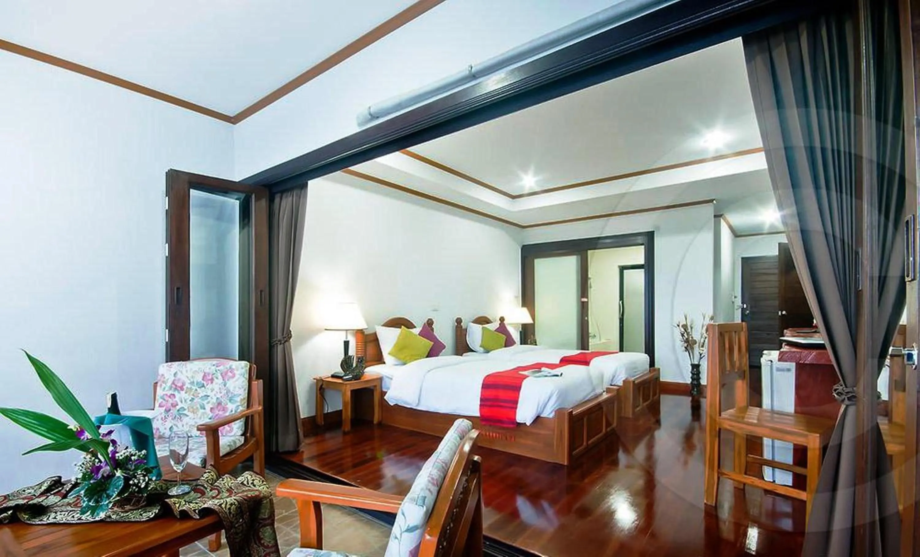 Photo of the whole room, Bed in Lipa Bay Resort
