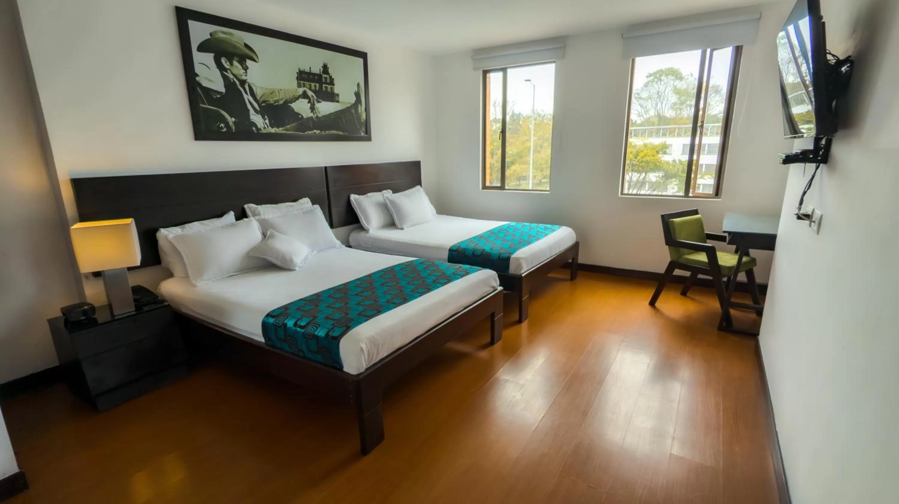 Bed in Hotel Charlotte Suite 26