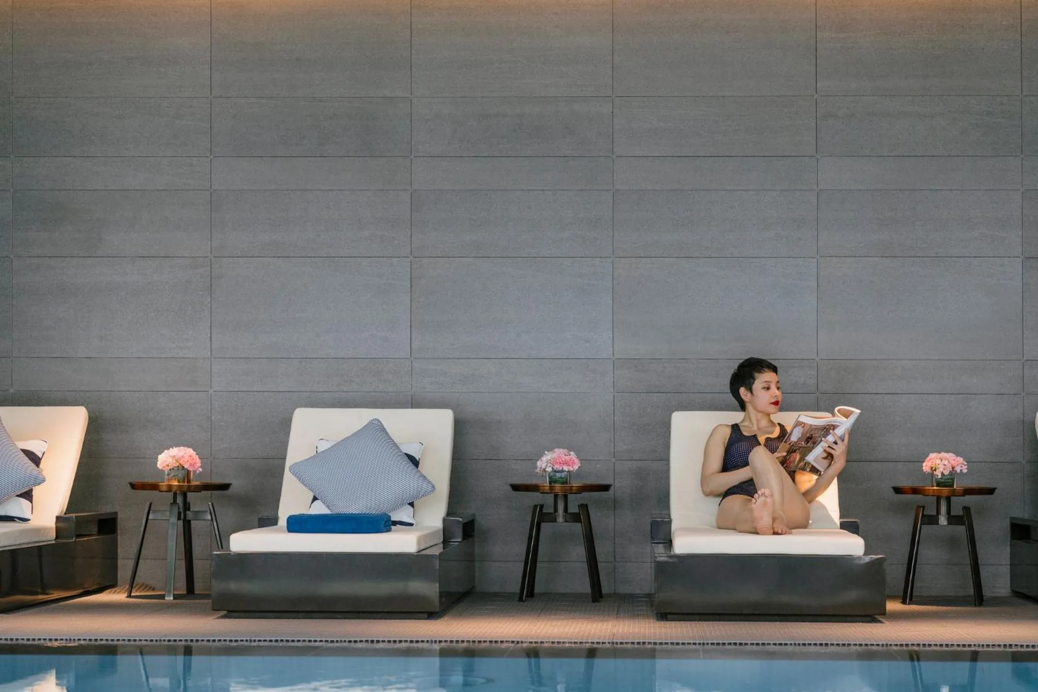 Swimming pool in Pullman Shanghai Qingpu Excellence