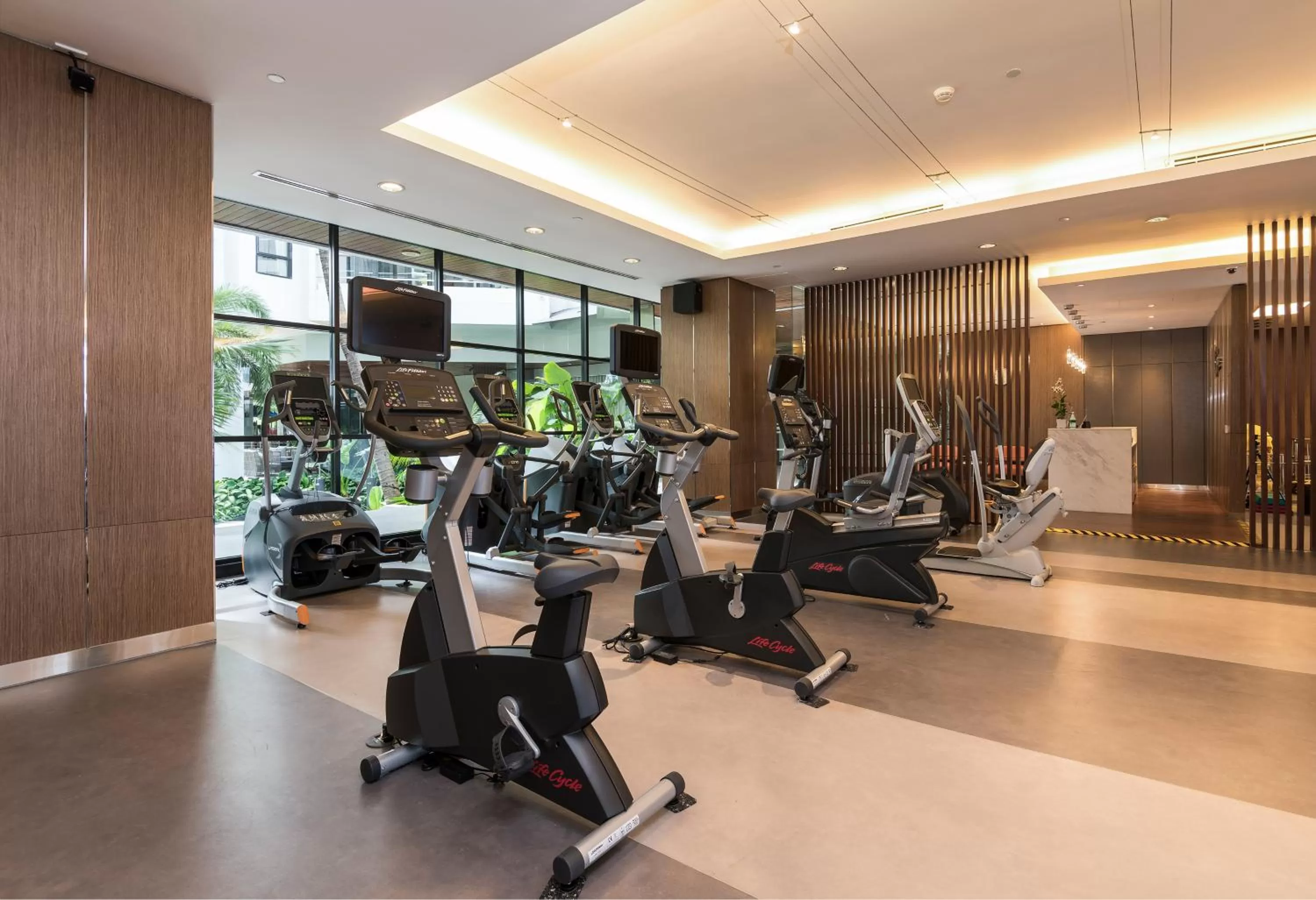 Fitness centre/facilities in Chatrium Sathon Bangkok