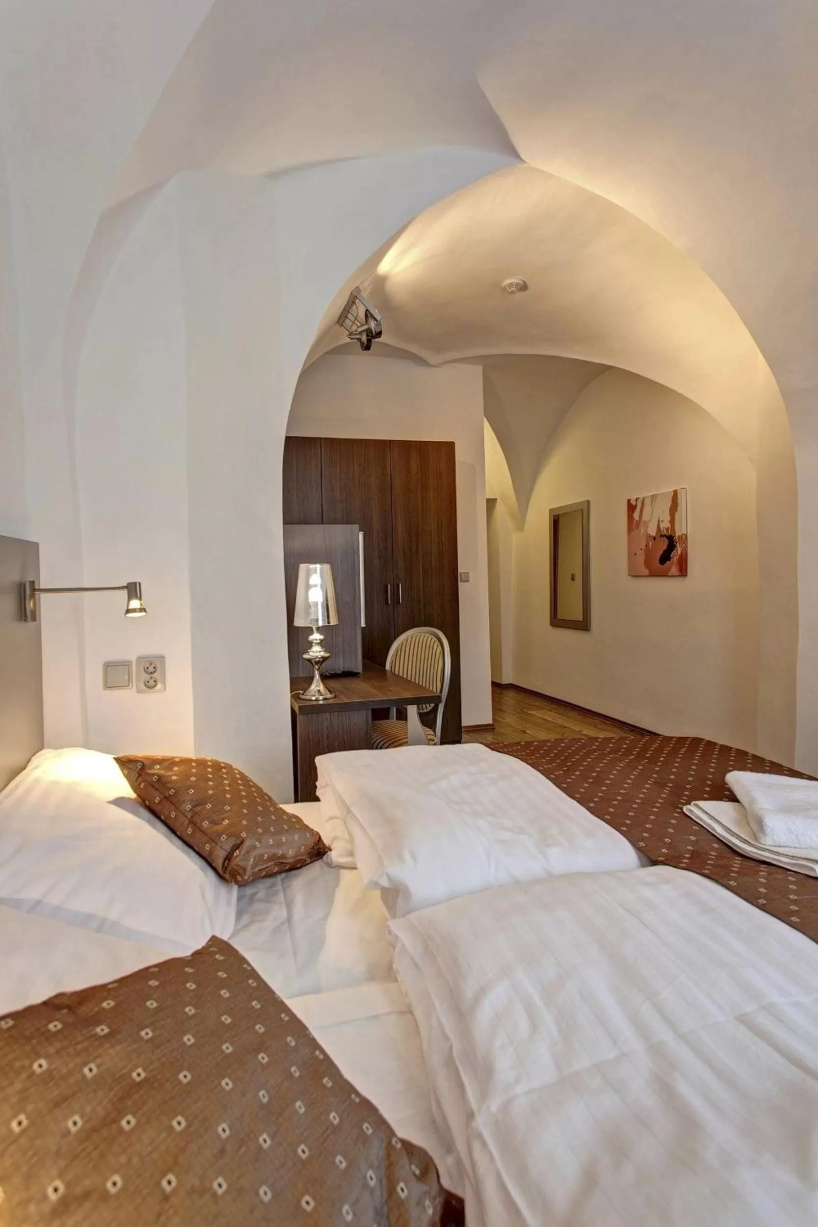 Decorative detail, Bed in Hotel U Tří hrušek suites & apartments