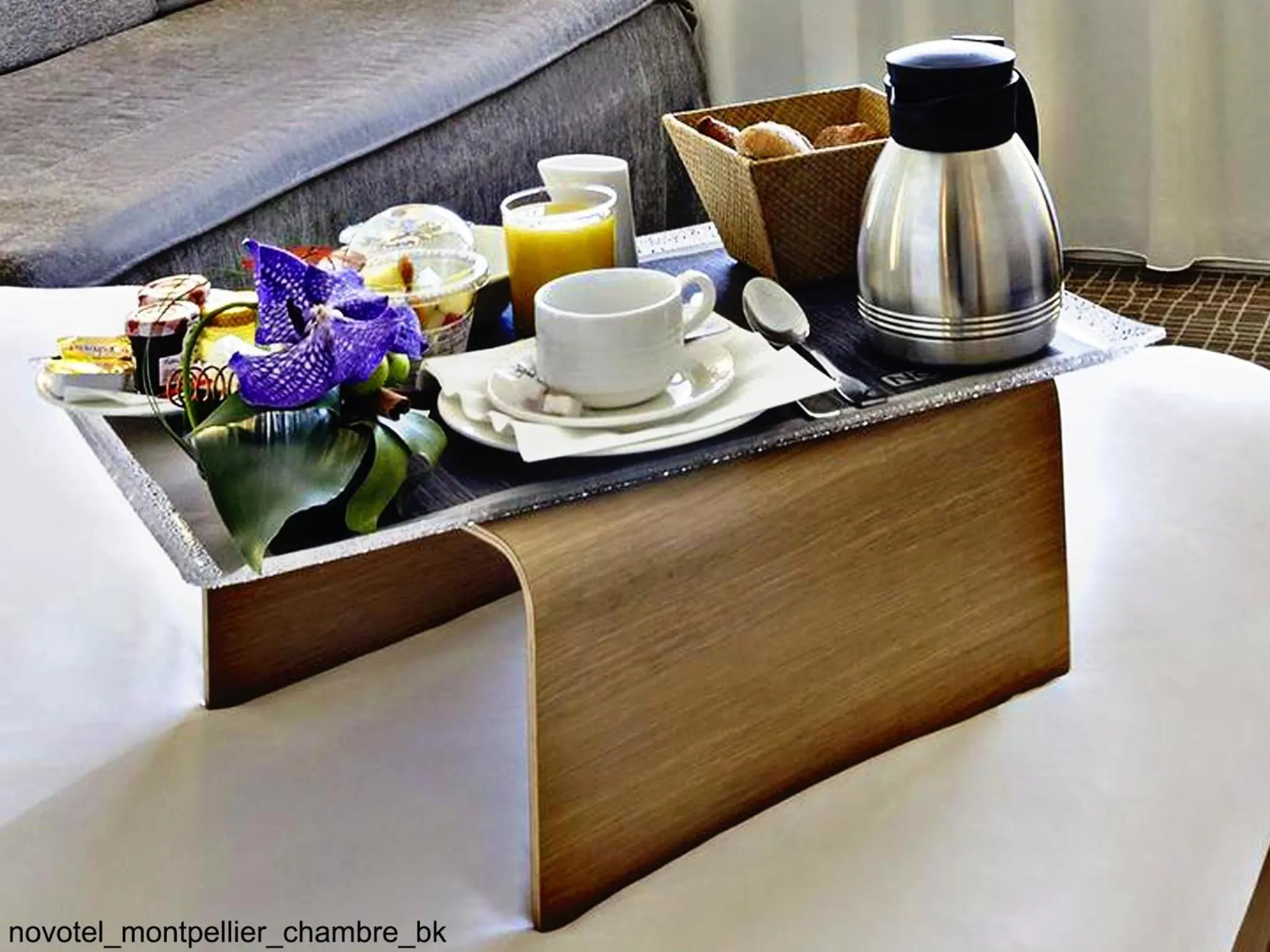 Double Room with 1 Double Bed and 1 Single Sofa Bed in Novotel Montpellier