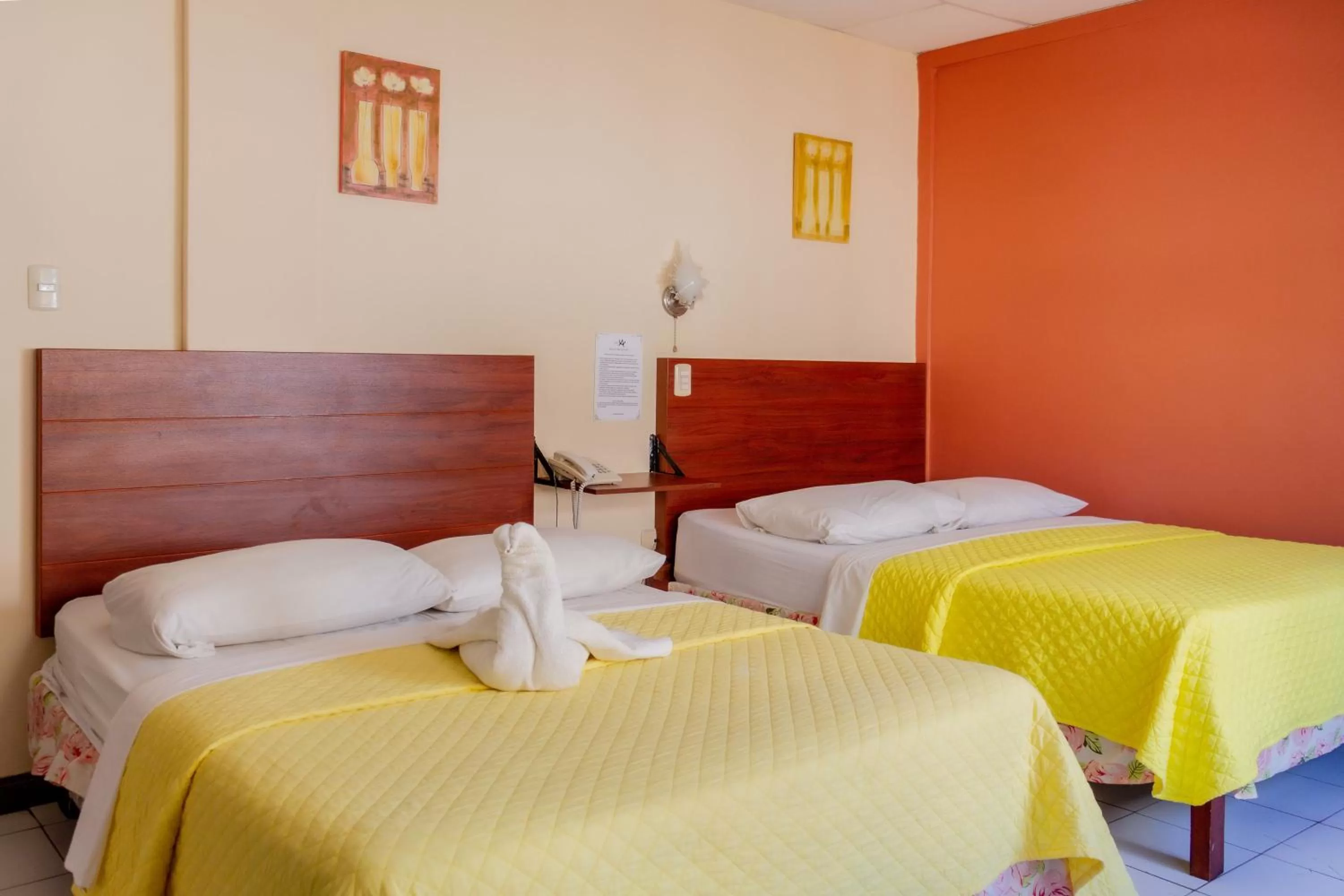 Bed in Hostal Antares