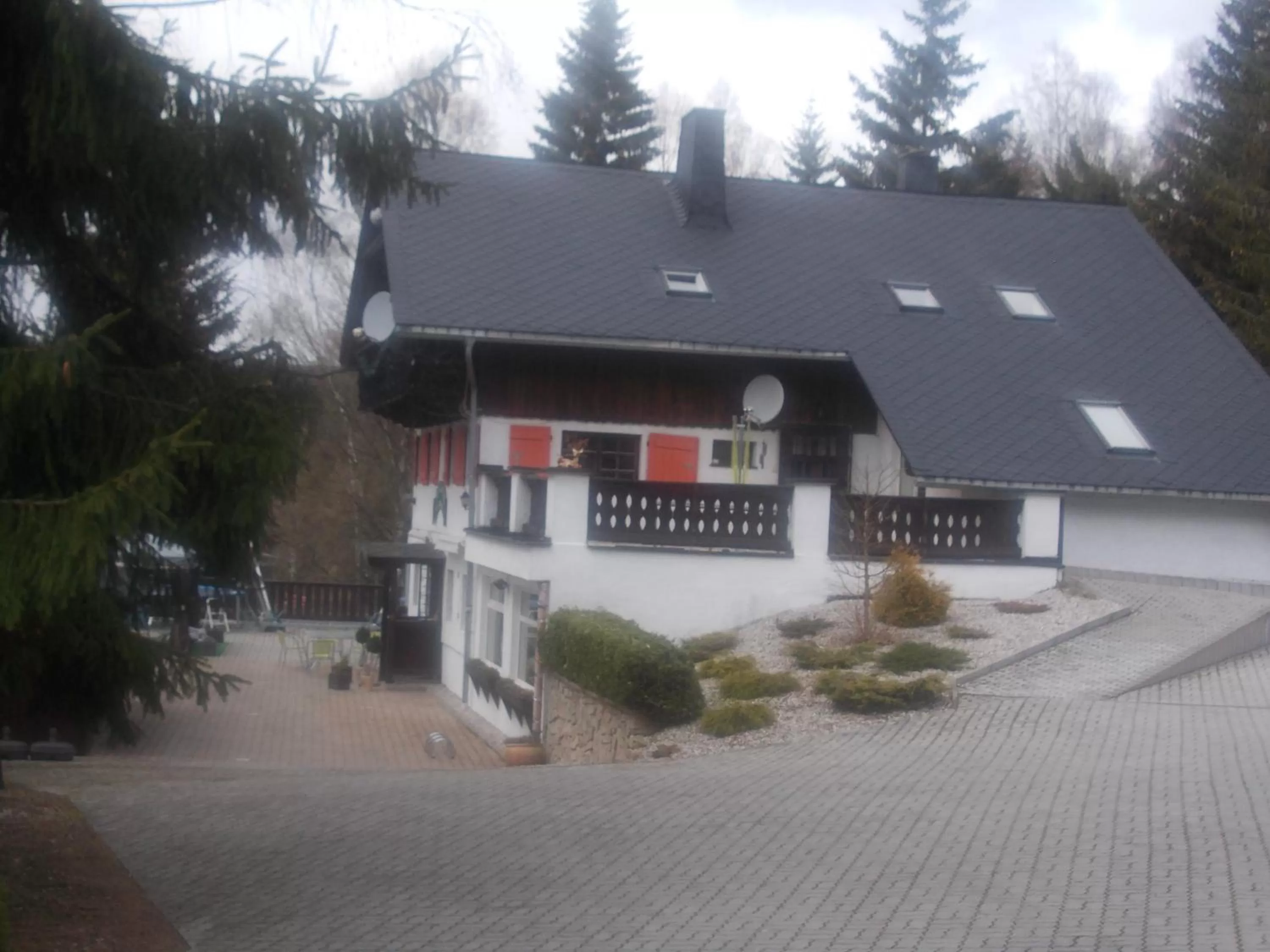 Facade/entrance, Winter in Pension U Jelinka