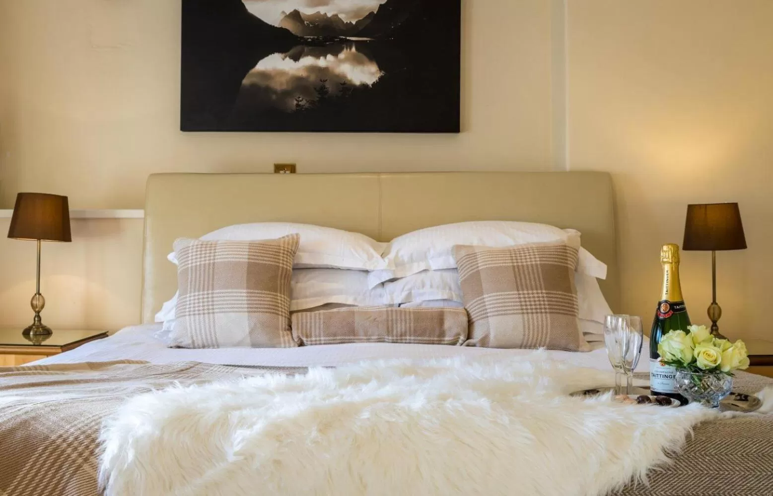 Bed in Sella Park Country House Hotel