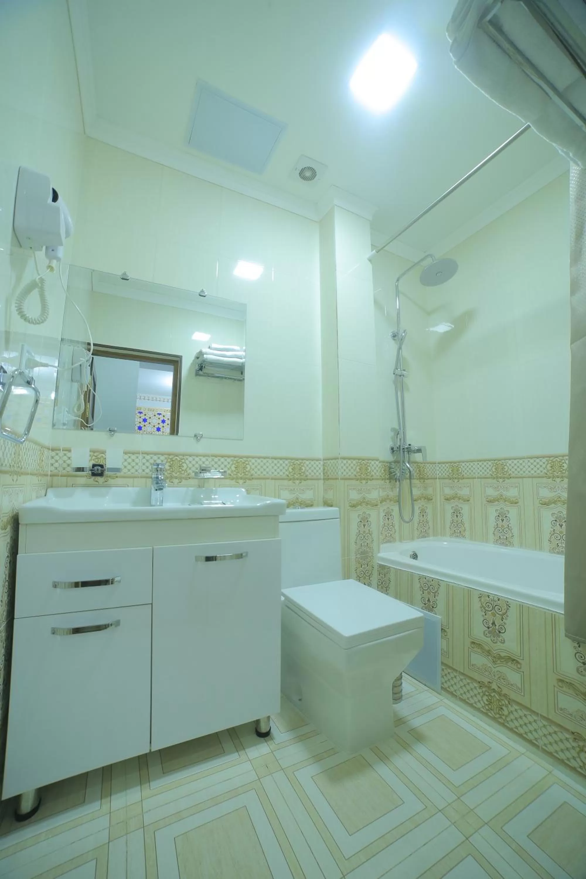 Shower in Bukhara Baraka Boutique Hotel