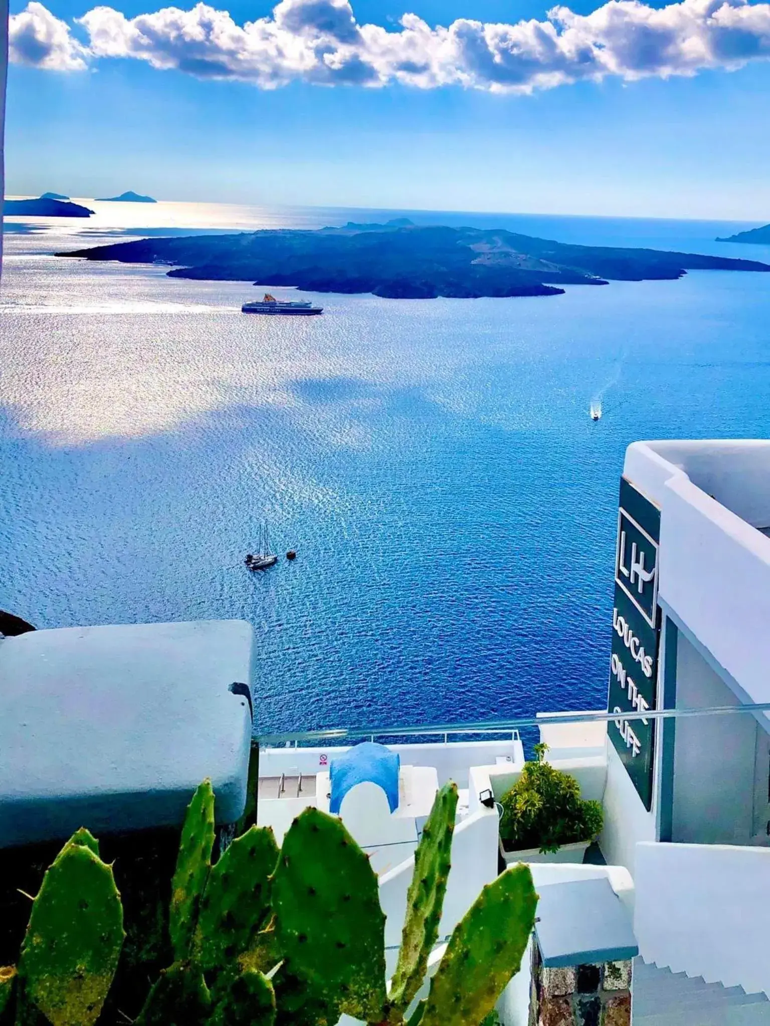 Loucas on the Cliff Loucas on the Cliff