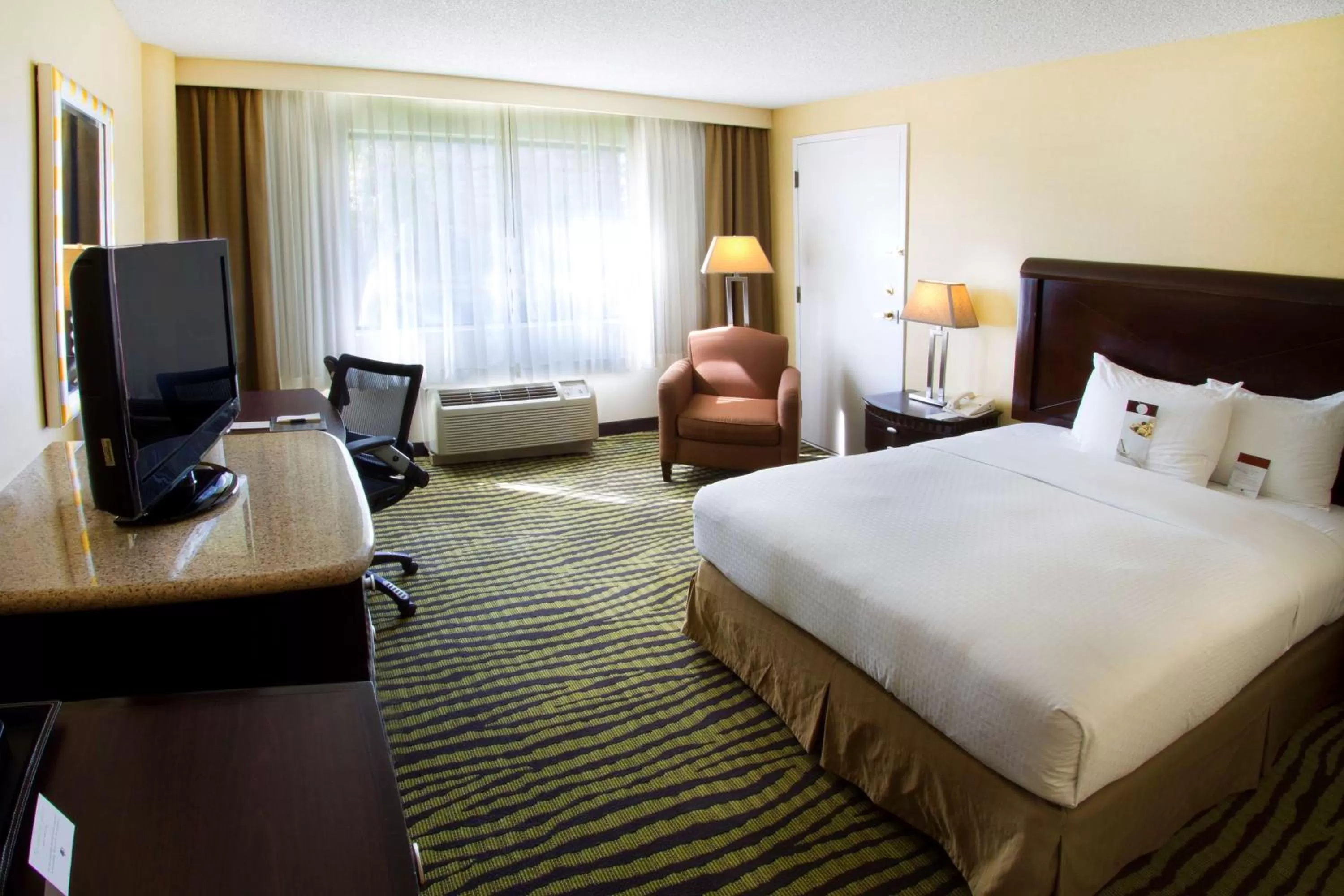 Bed, TV/Entertainment Center in DoubleTree by Hilton Orange County Airport