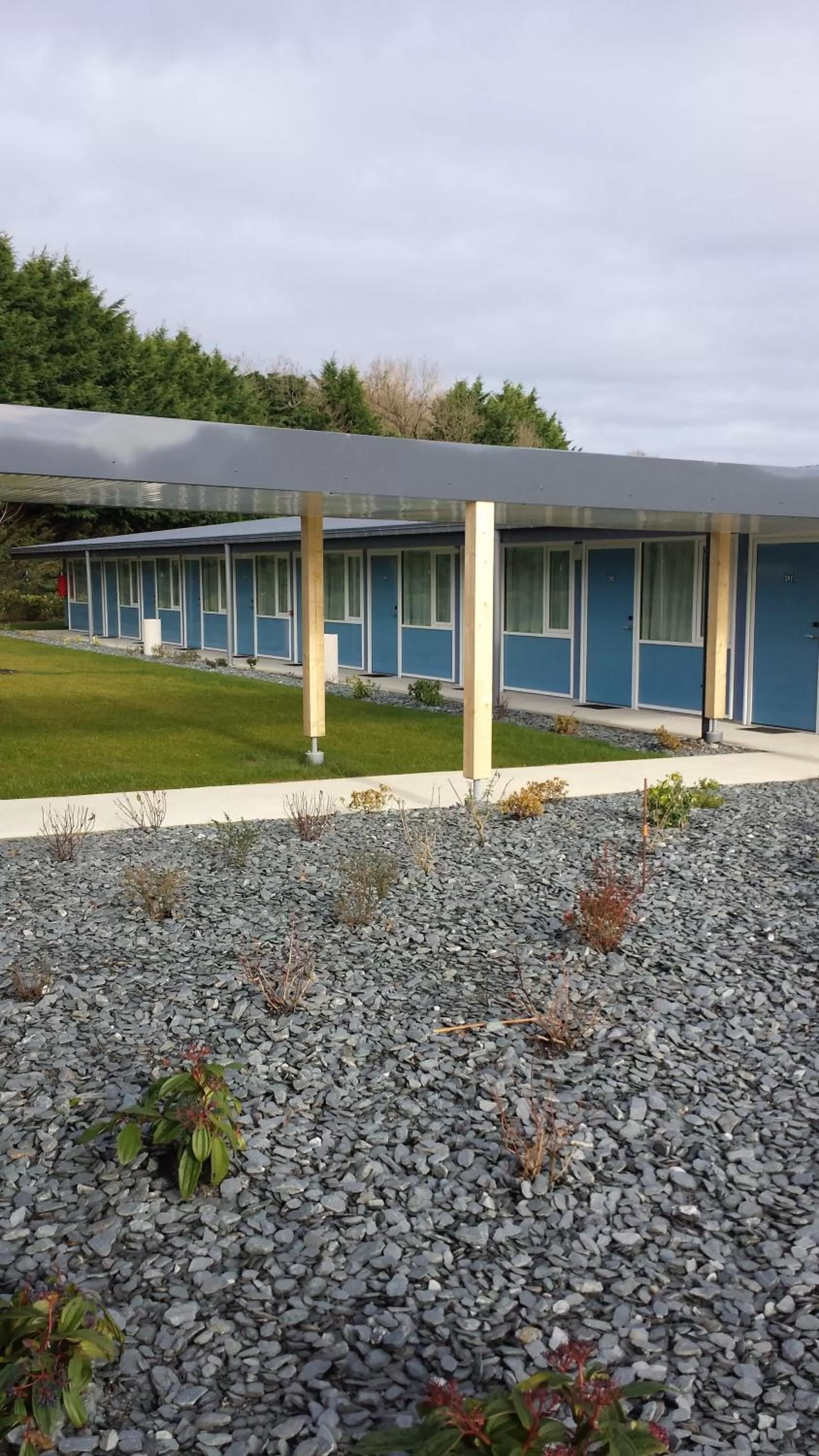 Garden in Hôtel Restaurant Bel Air Crevin - Axe Rennes Nantes