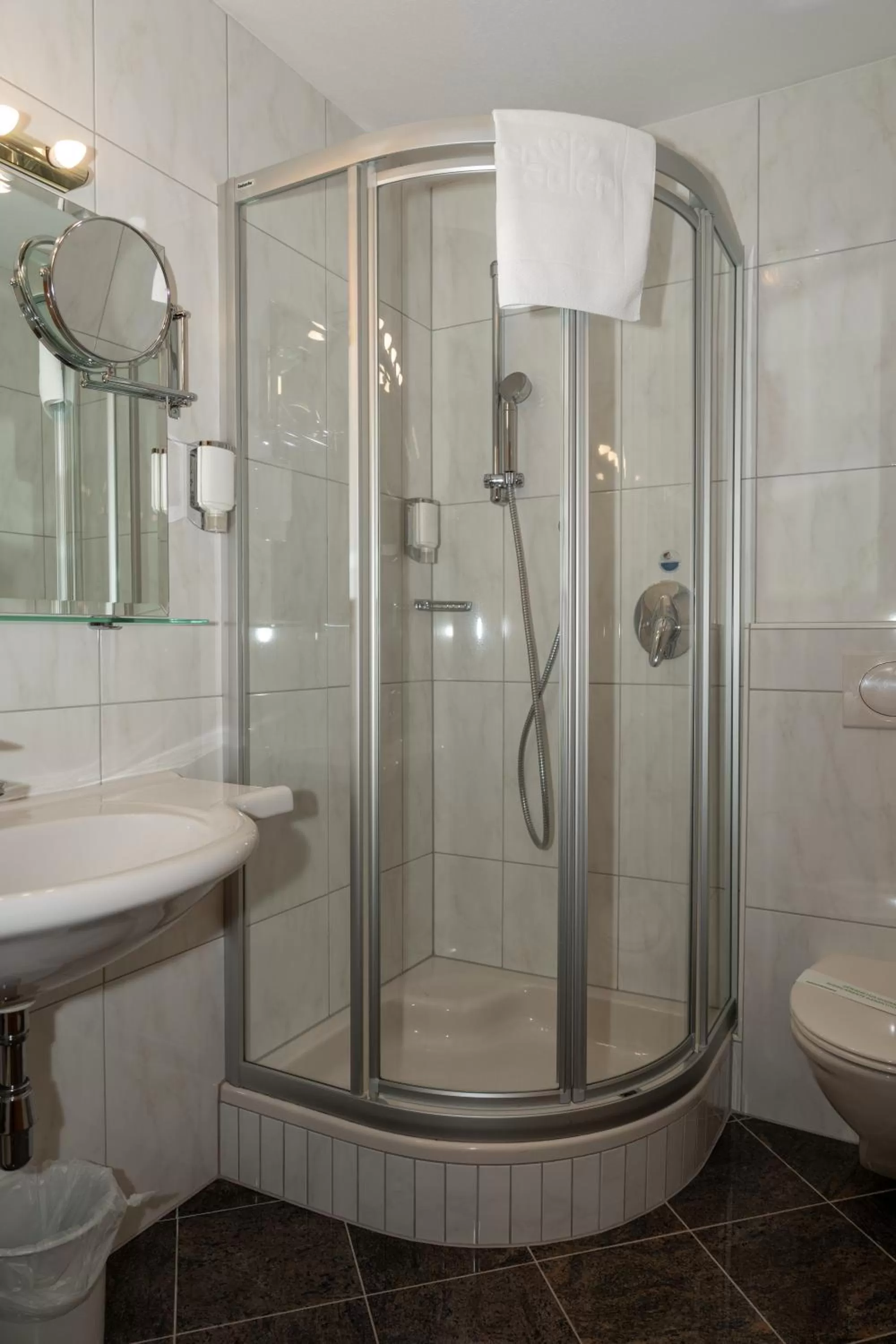 Bathroom in Hotel Schwarzer Adler