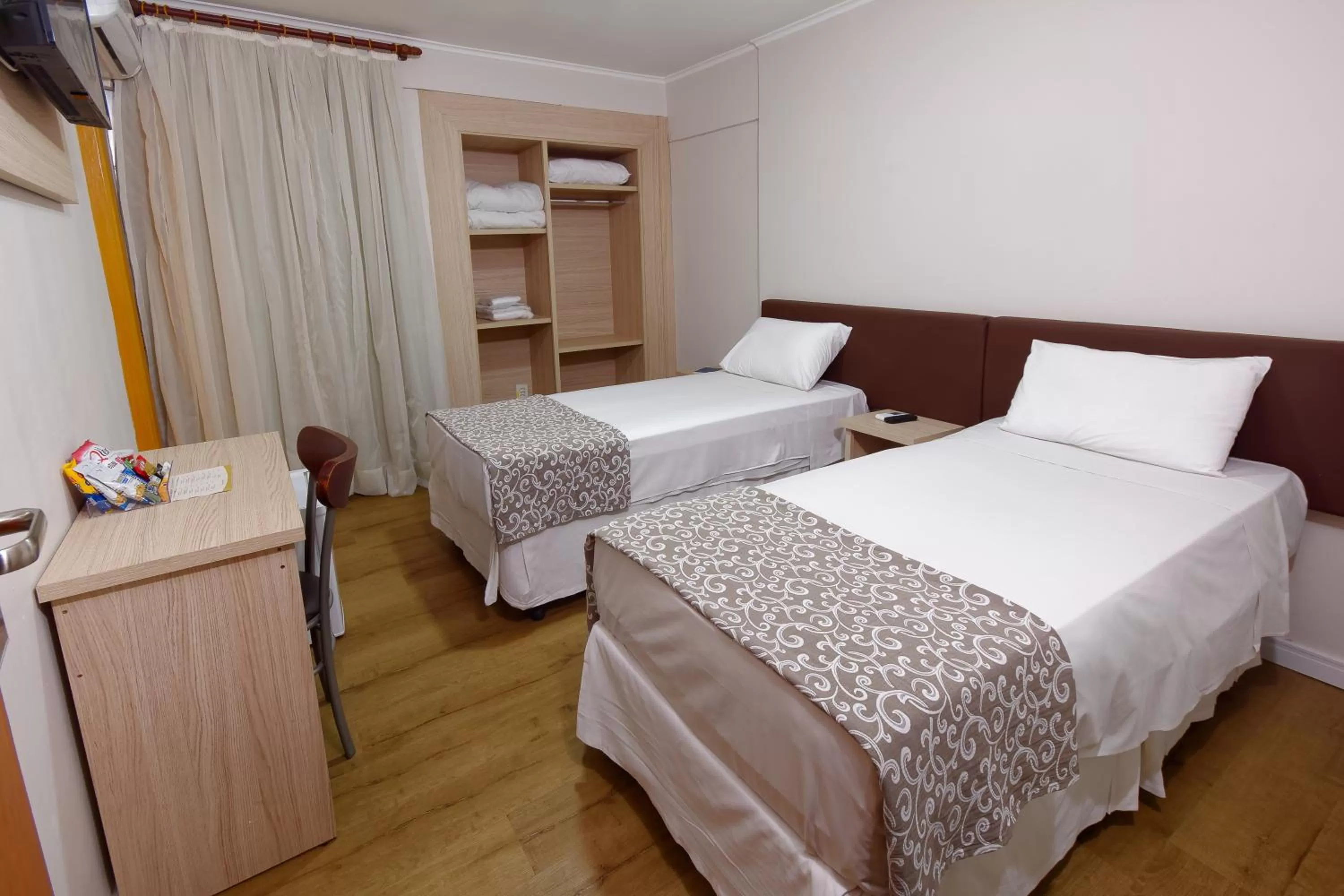 Bed in Fênix Hotel Bom Retiro