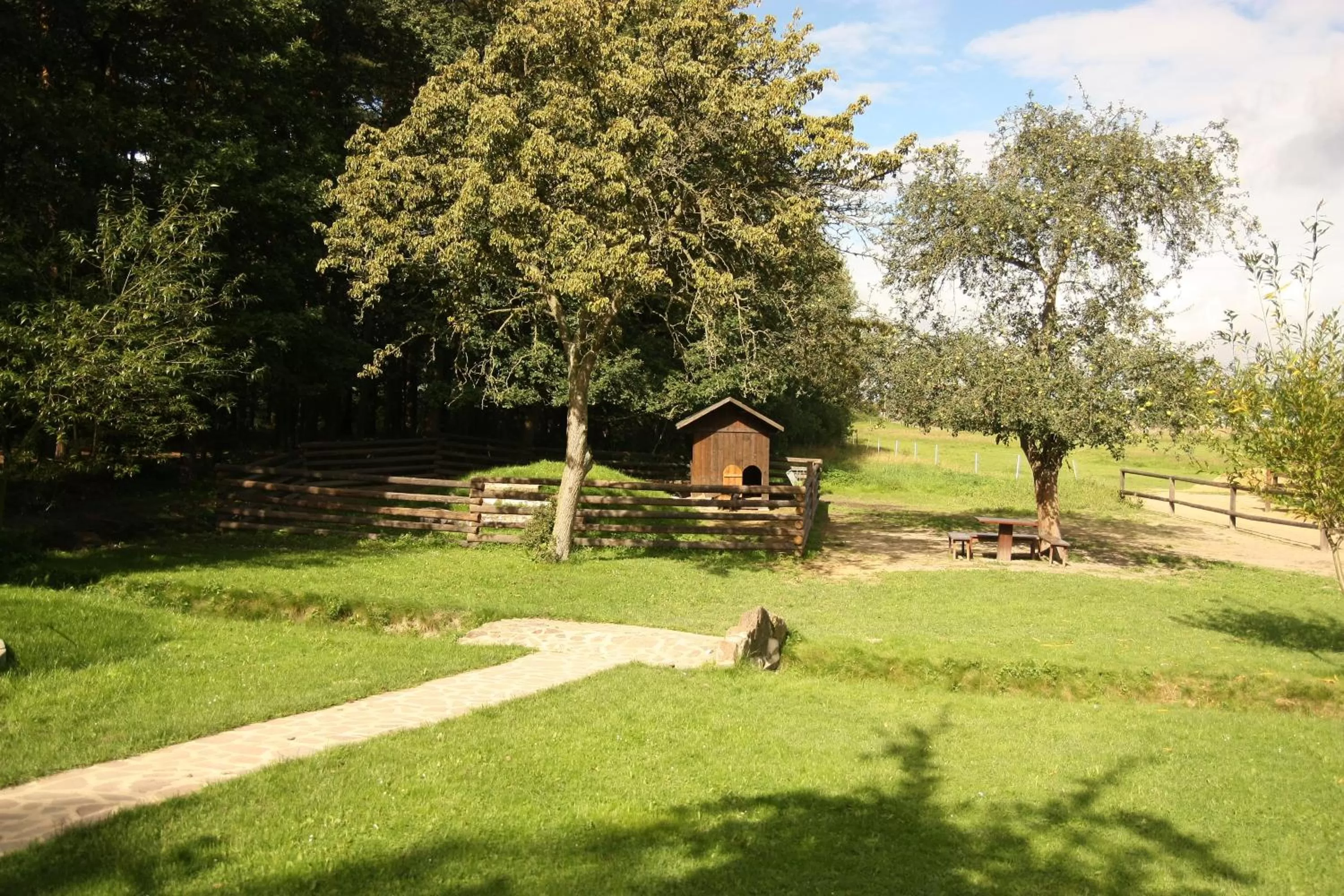 Natural landscape in Areal Botanika