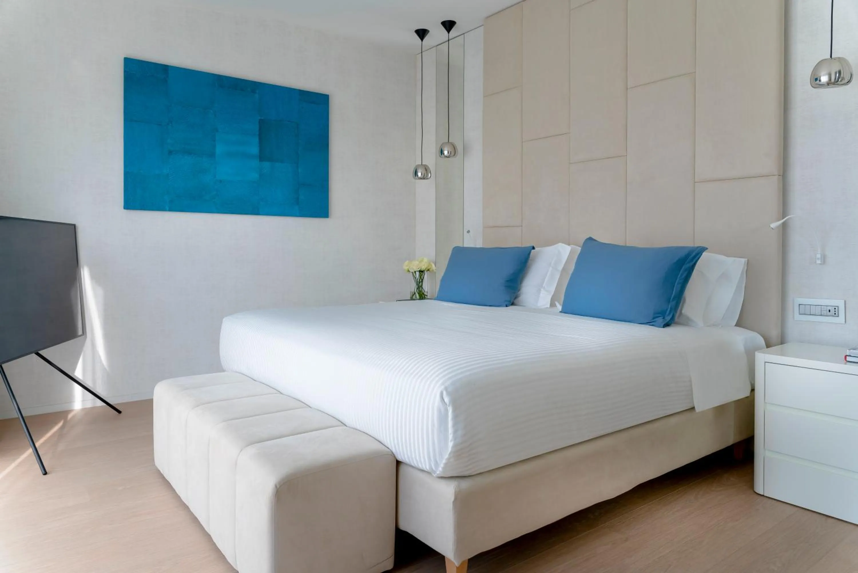 Bed in Atlantic Hotel & SPA