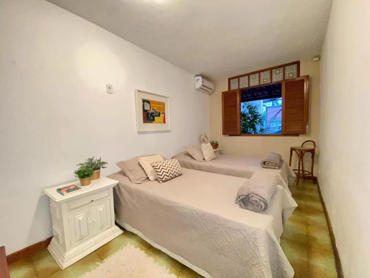 Bed in Pousada Nossa Terra