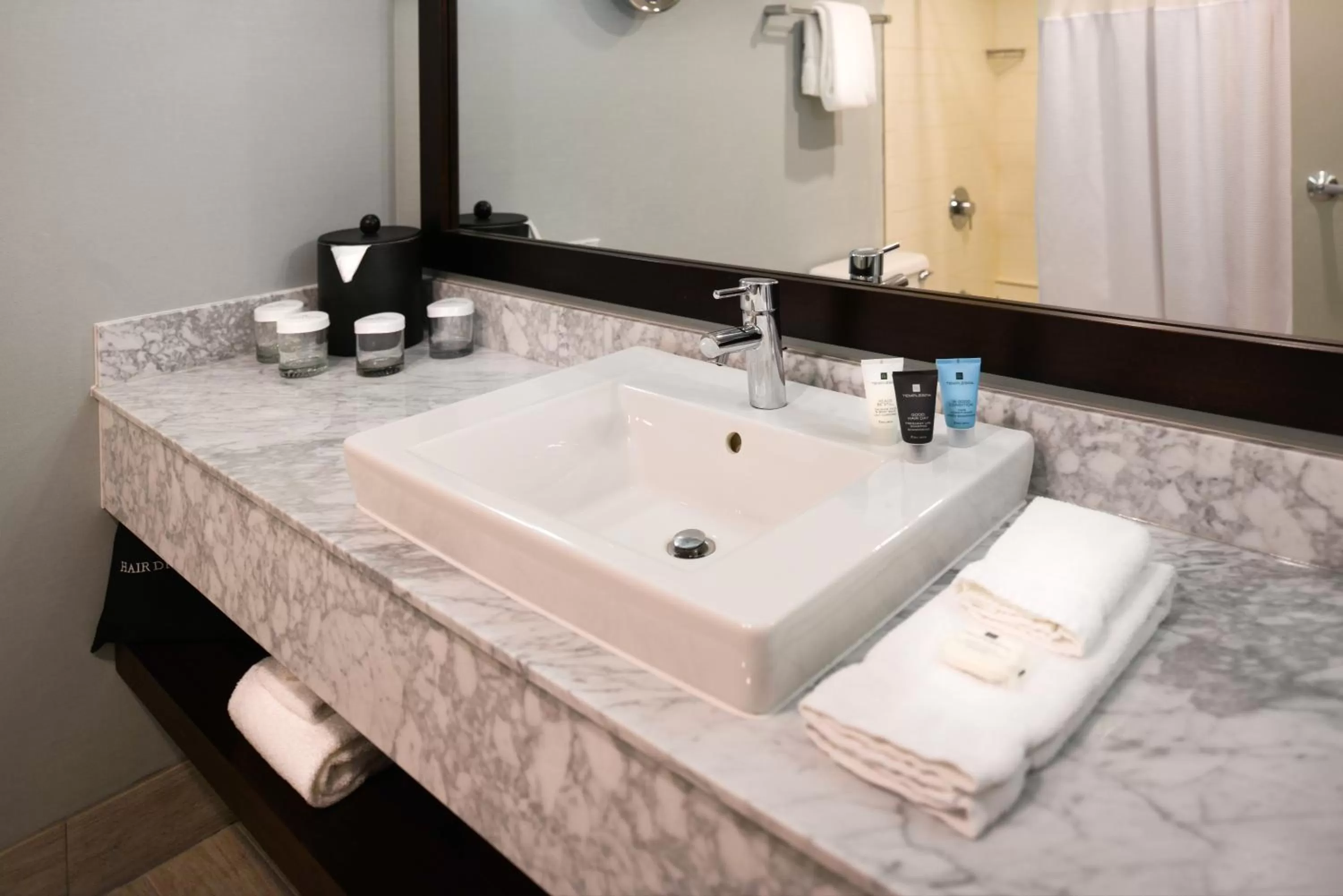 Bathroom in Crowne Plaza Springfield Convention Center by IHG