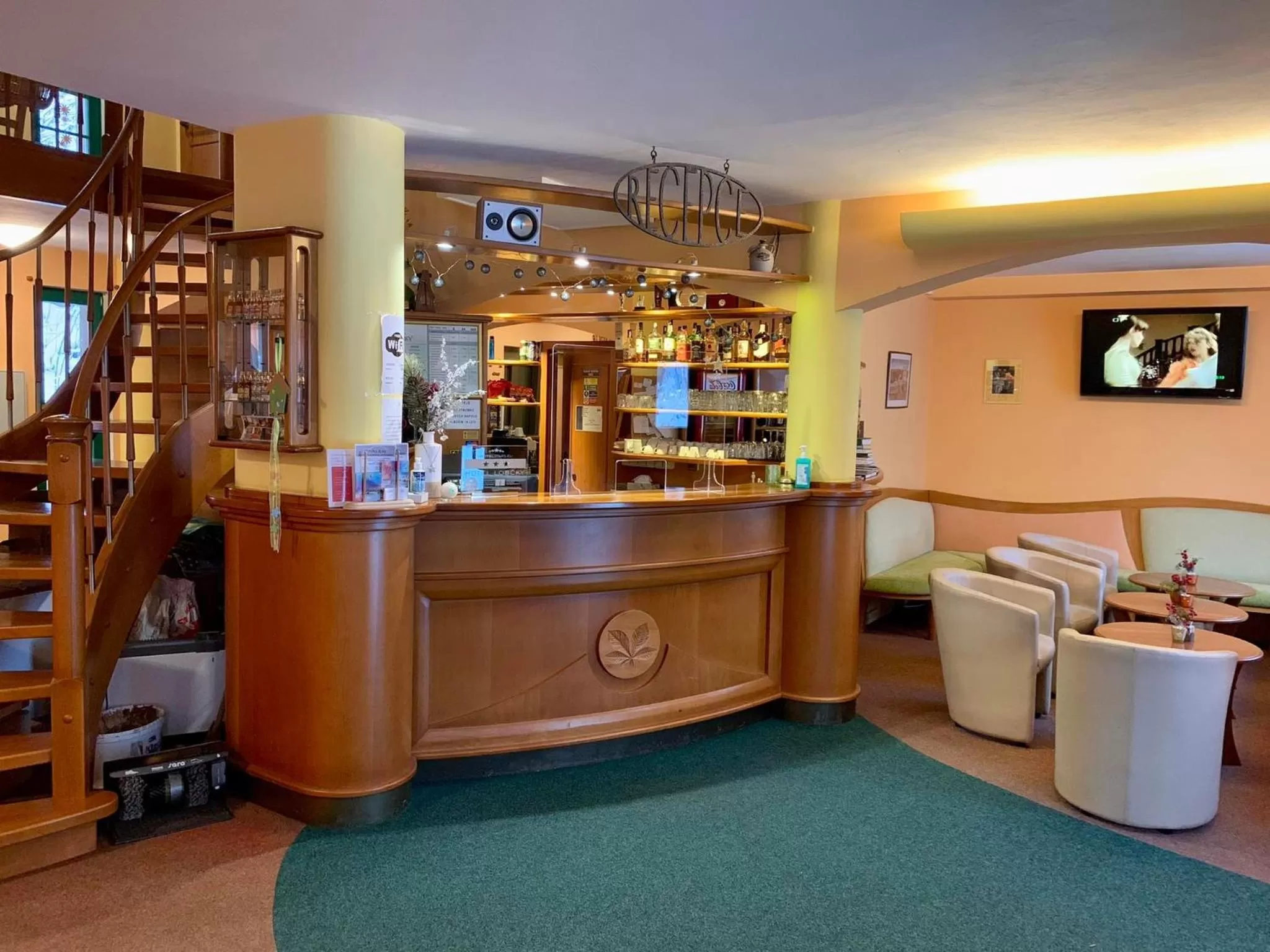 Lobby or reception, Lounge/Bar in Hotel Loucky