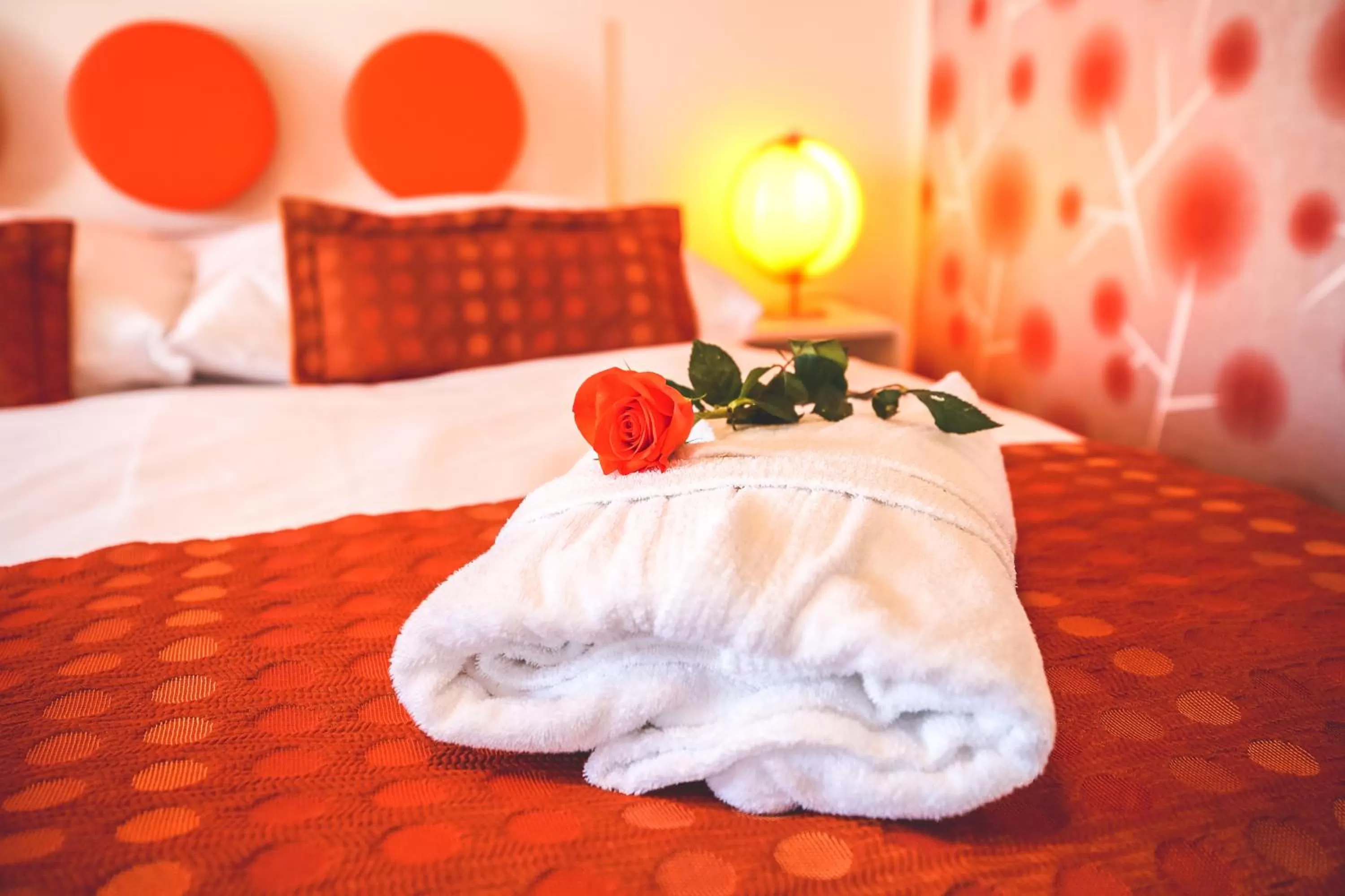 Decorative detail, Bed in LH Vintage Design Hotel Sax