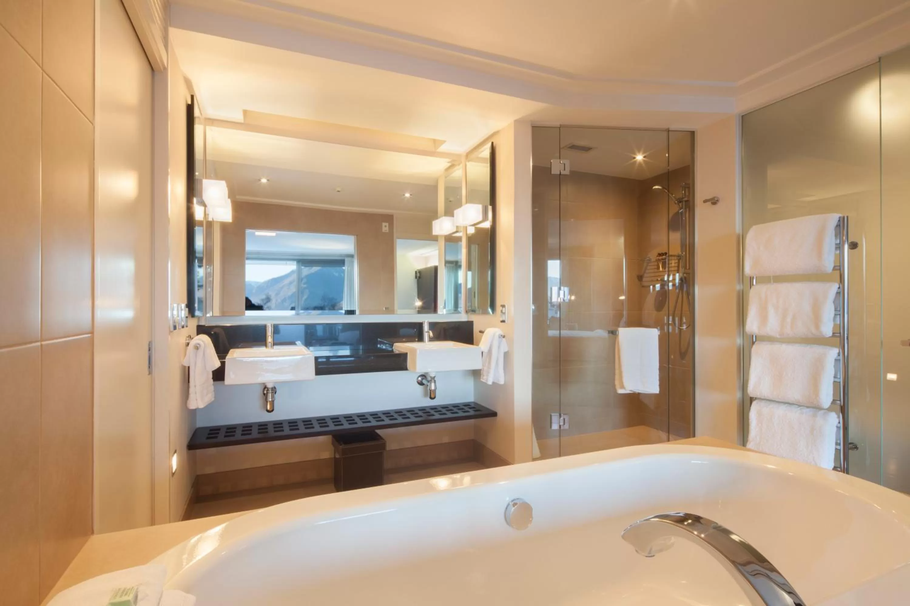 Bathroom, Bed in The Spire Hotel