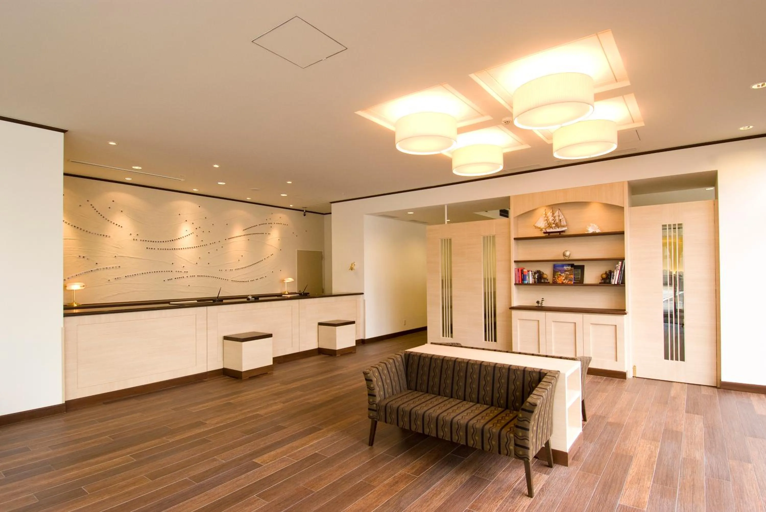 Lobby or reception in Dormy Inn Premium Shimonoseki