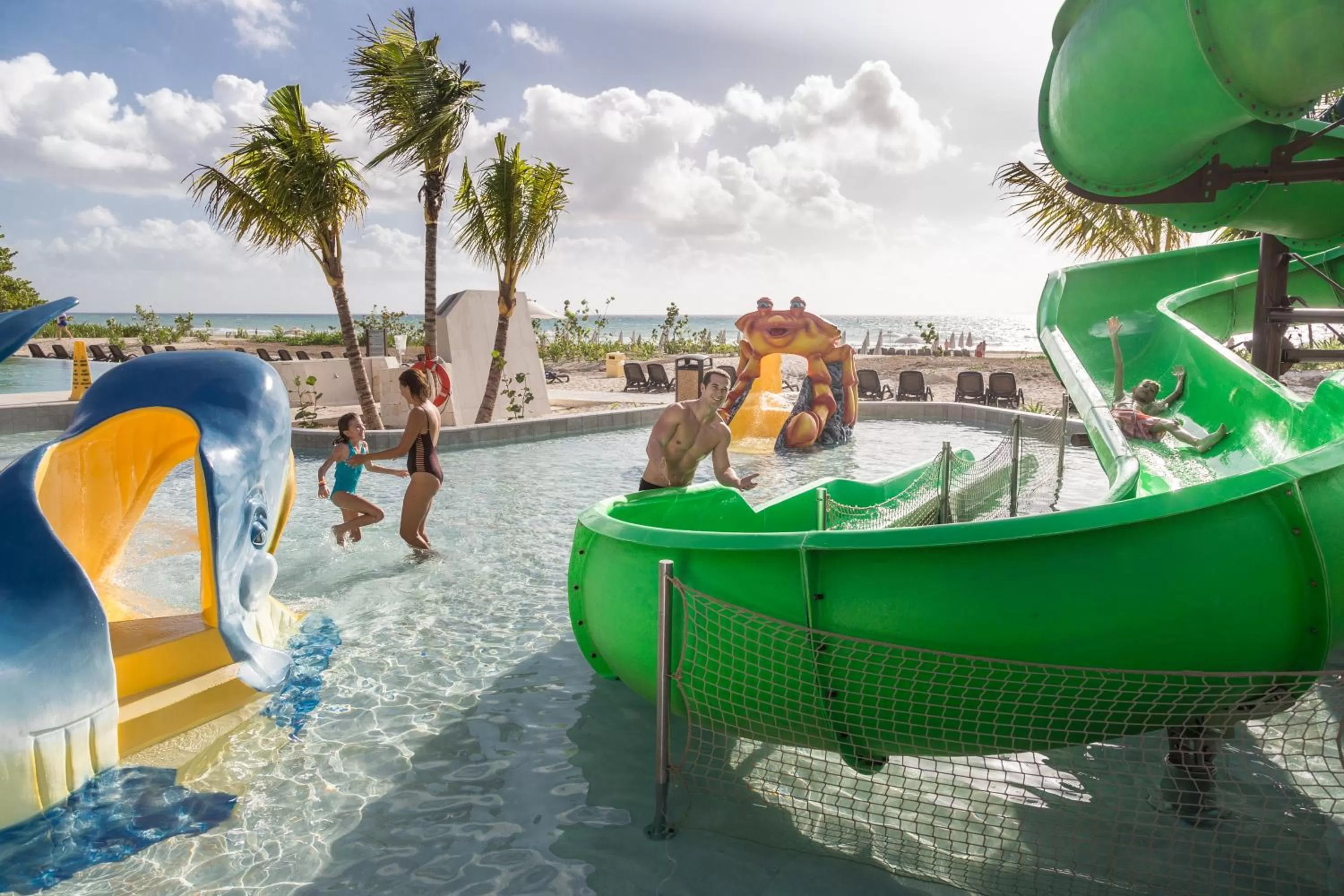 Aqua park in Sandos Playacar All Inclusive