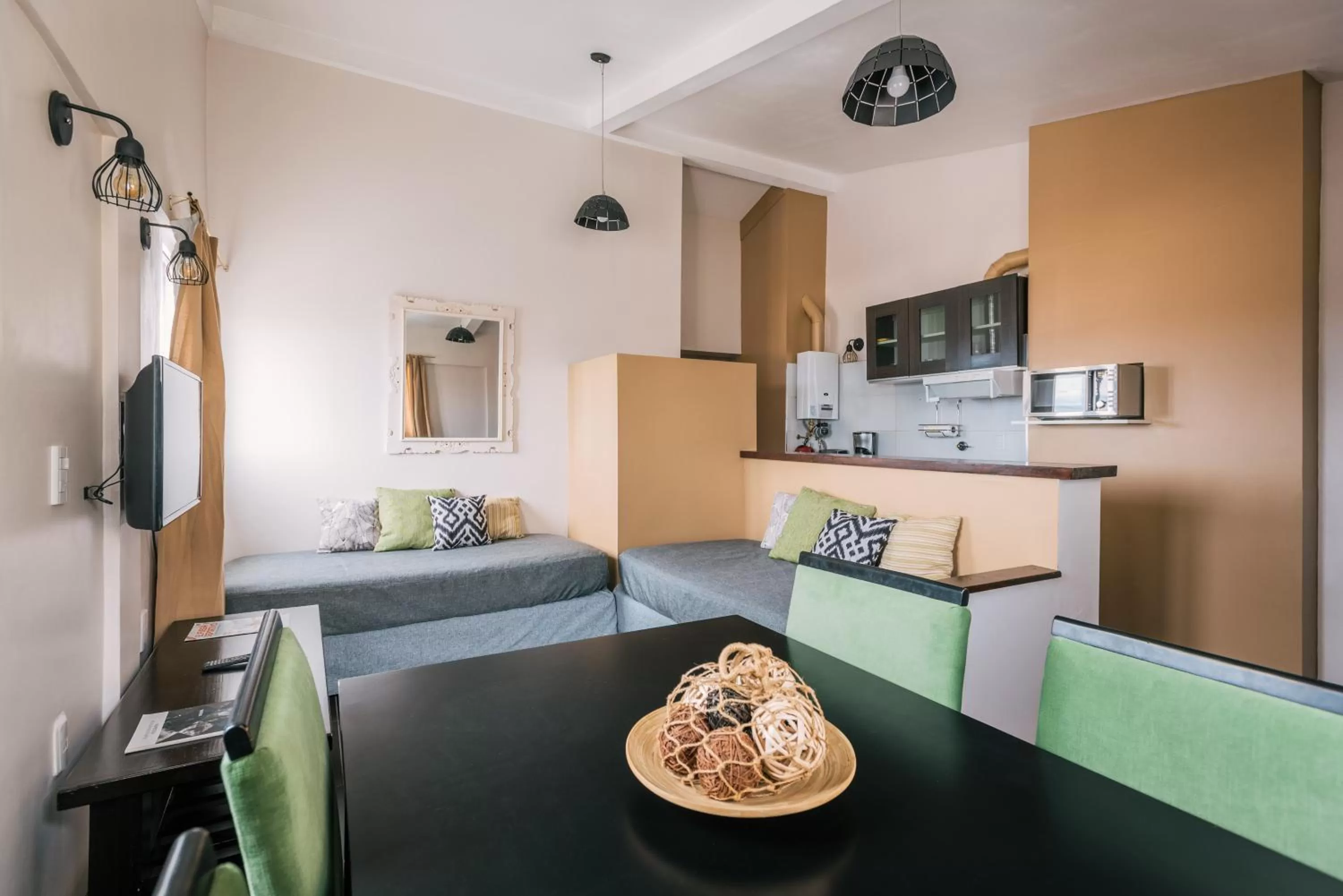 TV and multimedia, Kitchen/Kitchenette in Riviera Fueguina Apartments