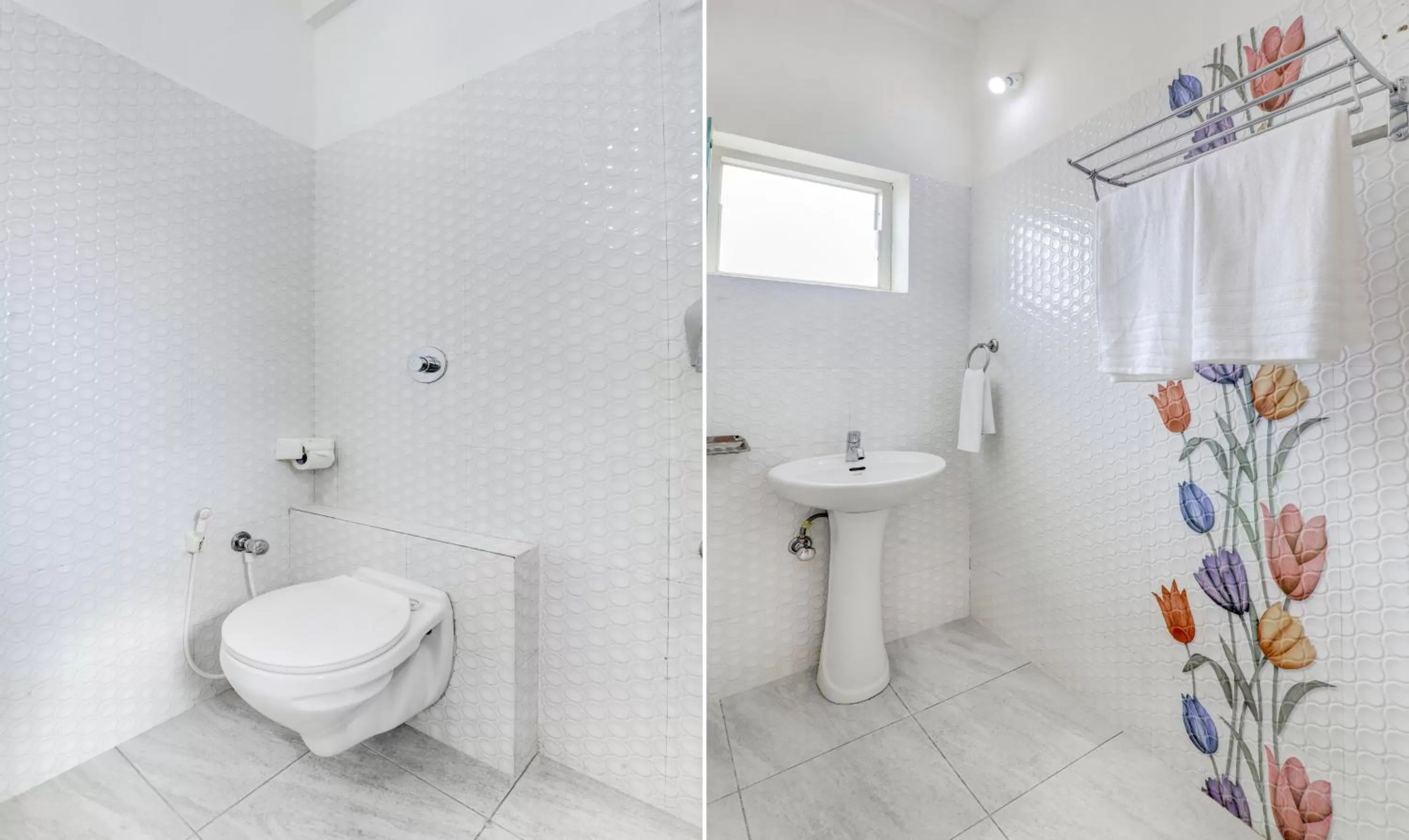 Bathroom in Treebo Atithi Comforts, 1 Km From Nisargadhama Forest