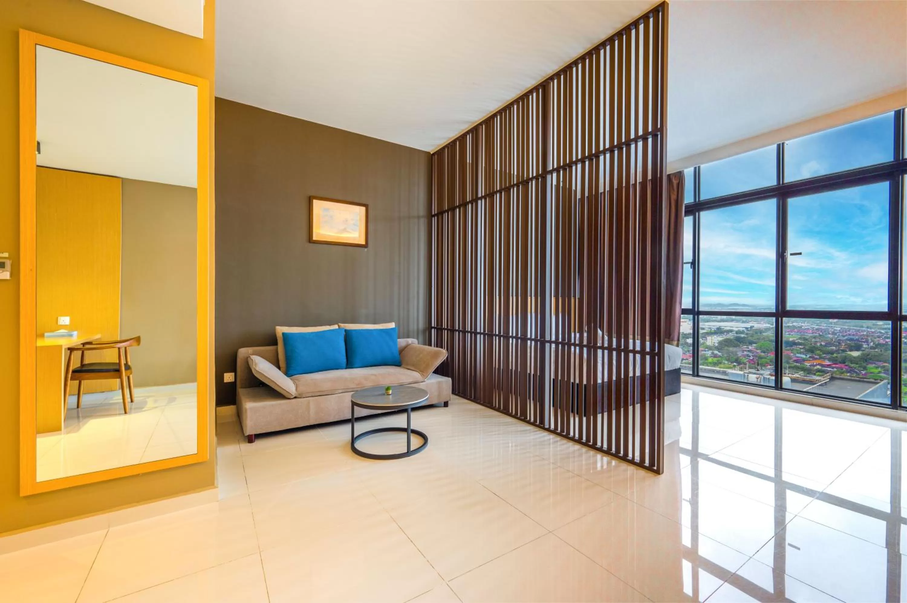 Bed in Greystone 99 Suites