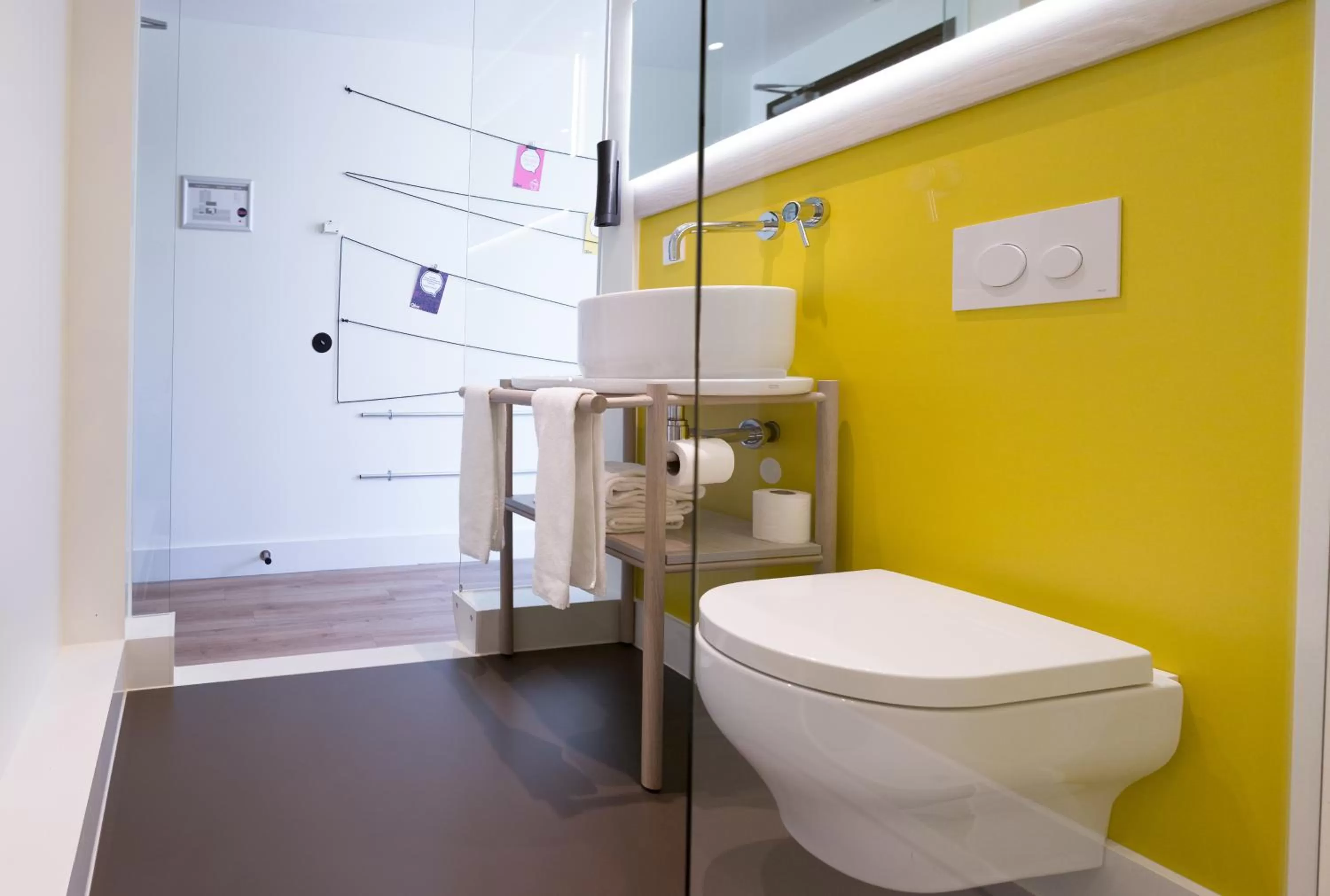 Bathroom in Qbic Amsterdam WTC