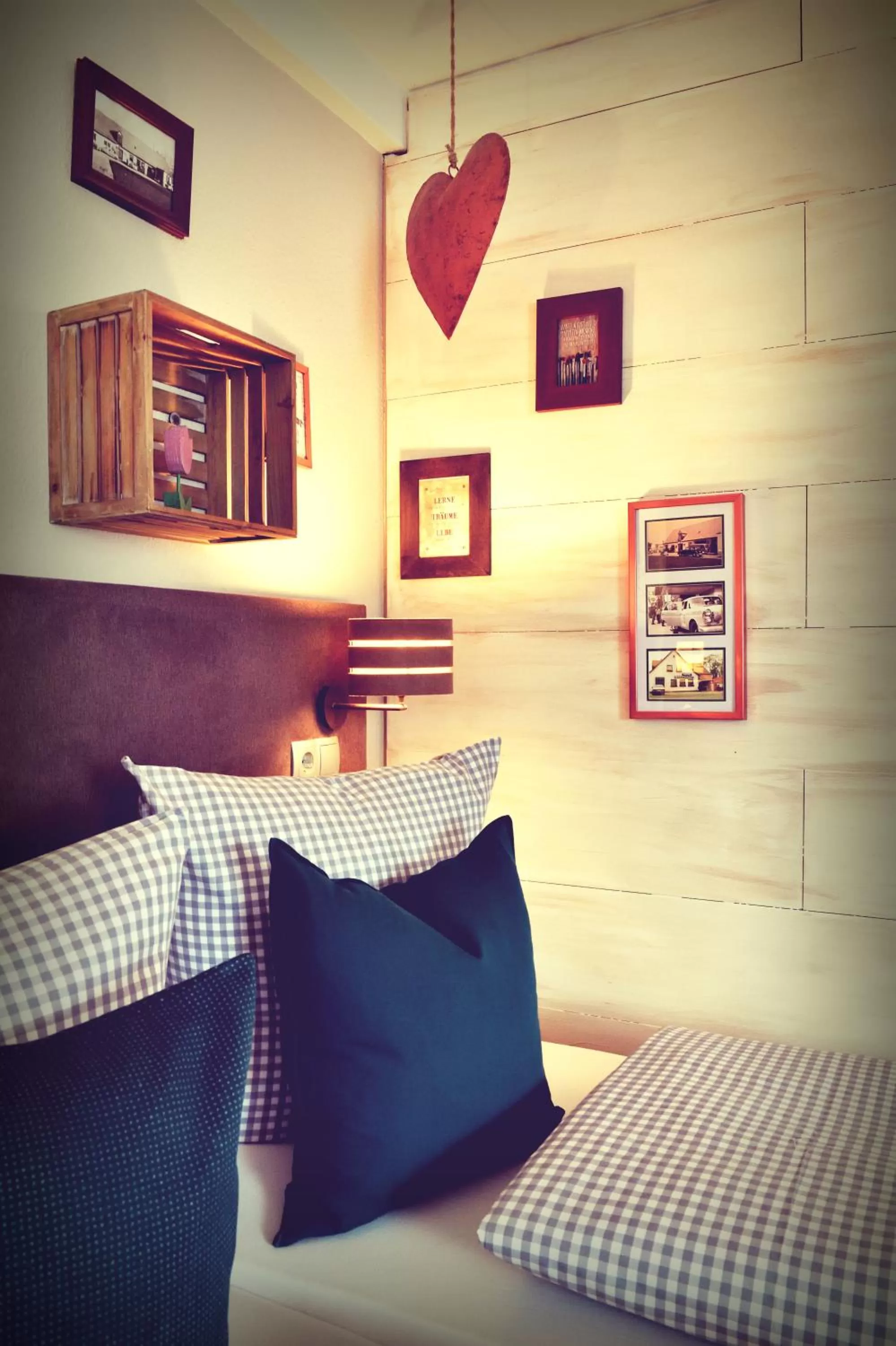 Decorative detail, Bed in Hotel Nagel