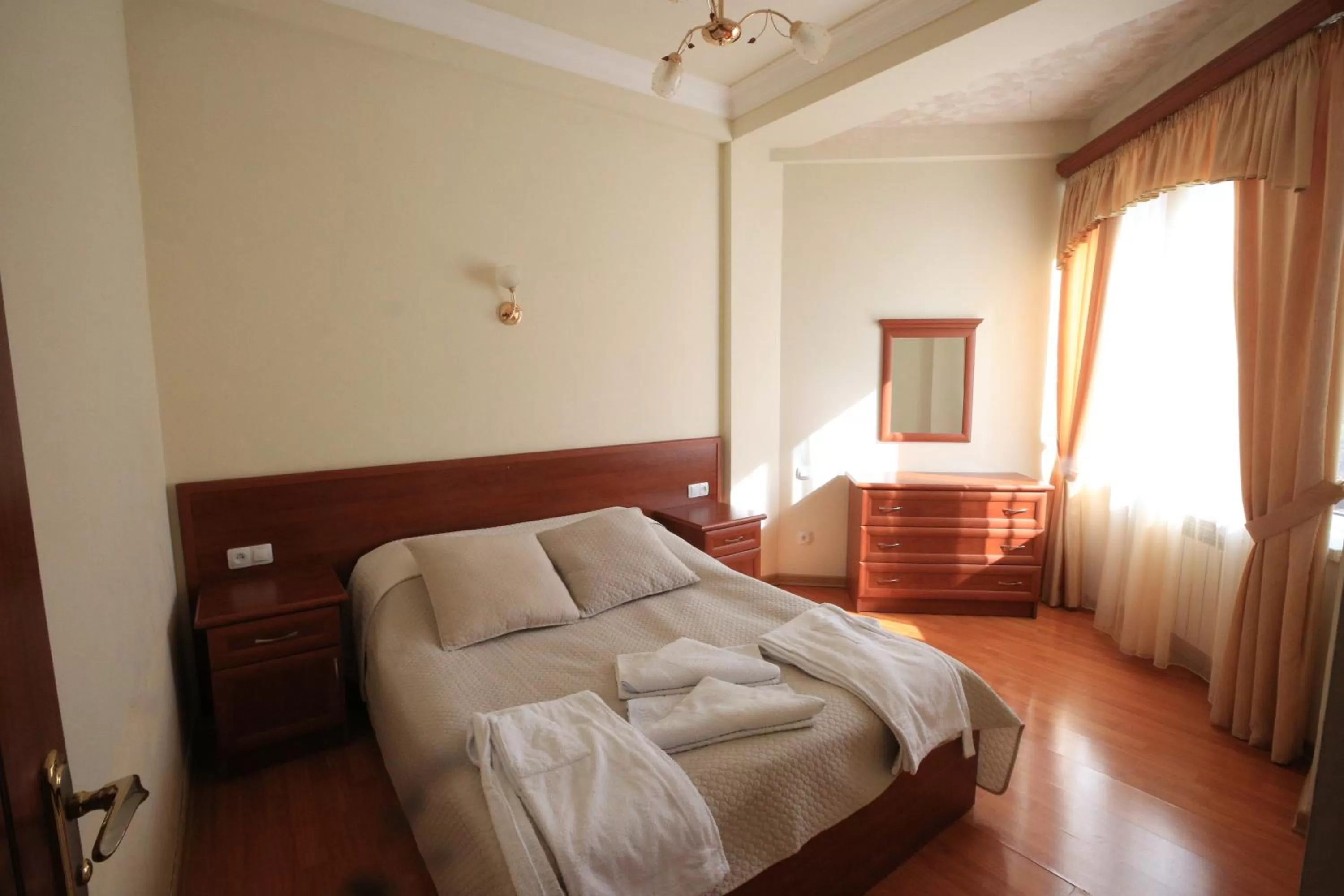 Bed in Jermuk Ani Hotel