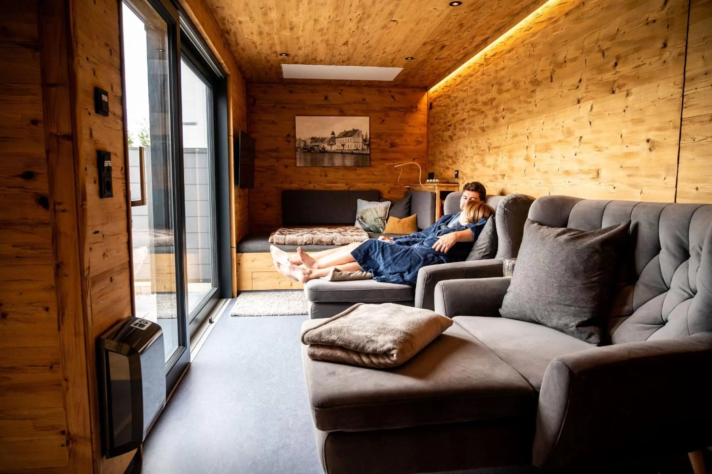 Sauna in HafenHotel PommernYacht