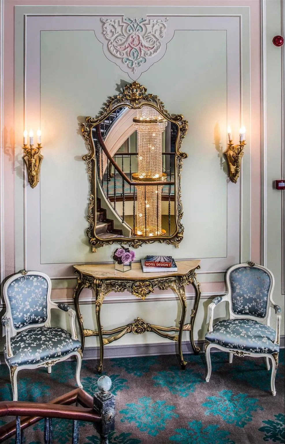 Decorative detail in Bosphorus Palace Hotel