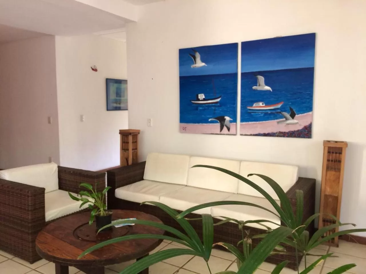 Seating Area in Praia da Ferradurinha Guest House