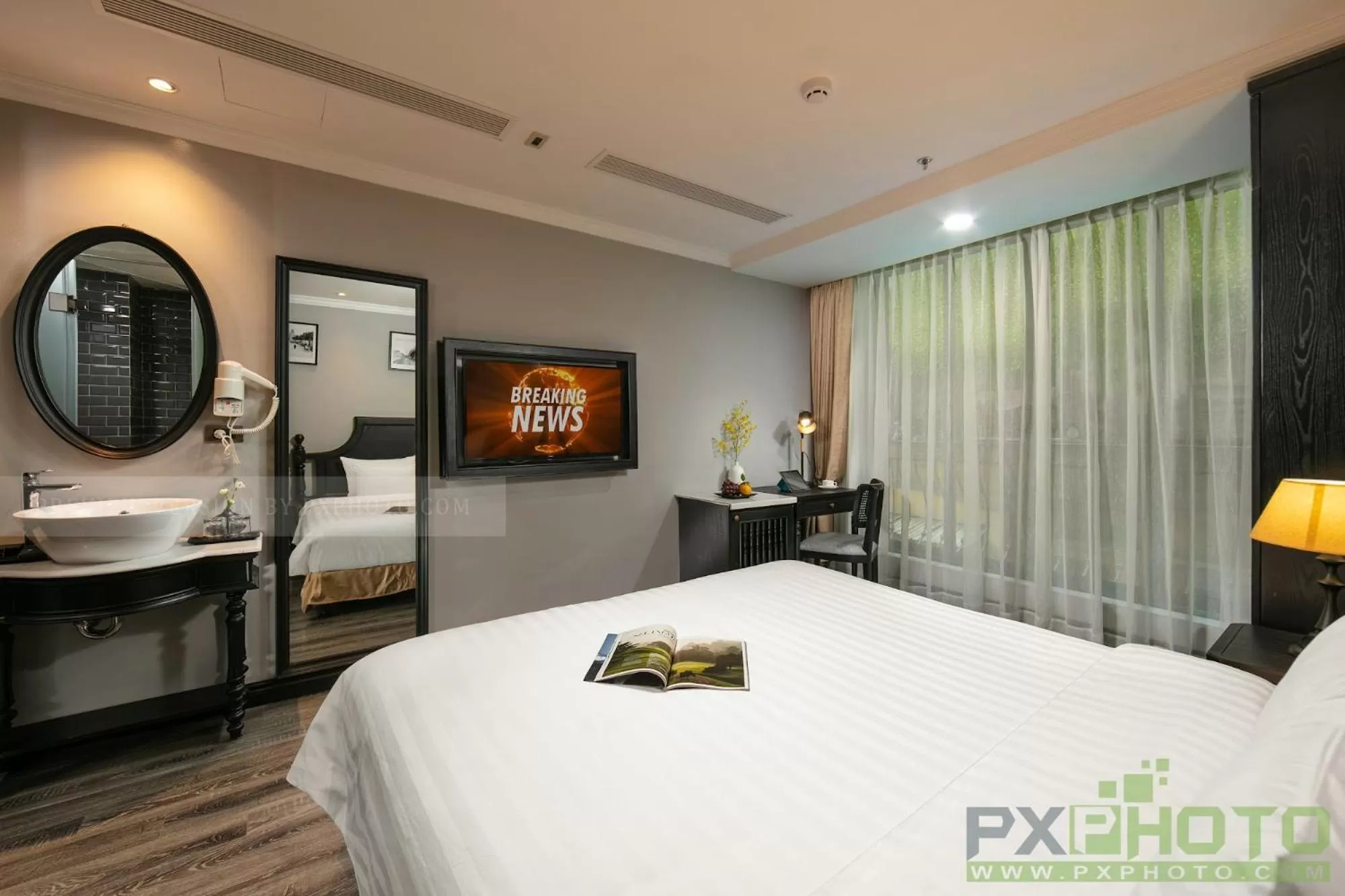 Photo of the whole room, Bed in Hanoi Paradise Center Hotel & Spa