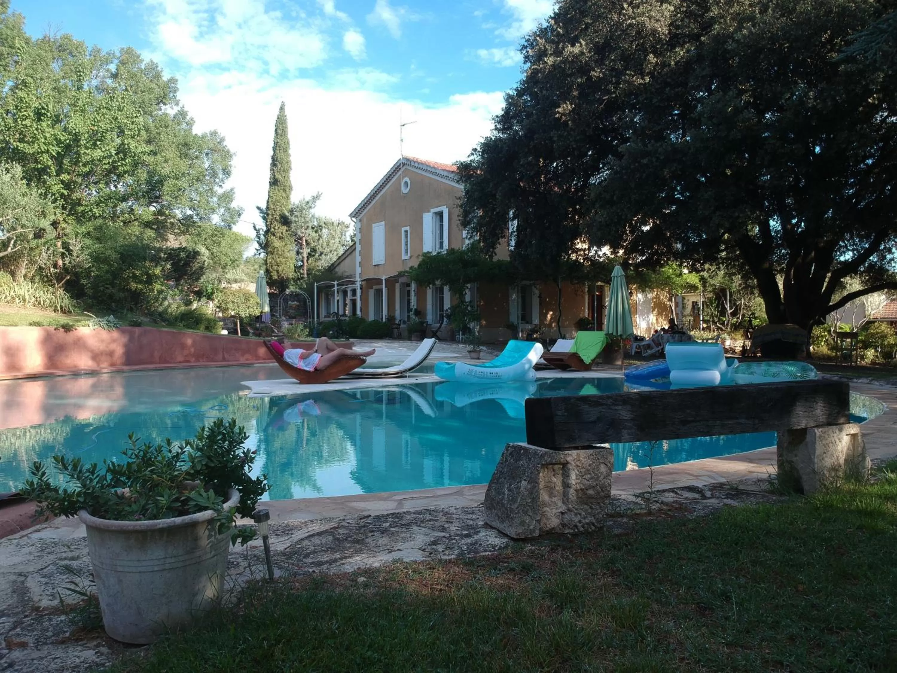 Swimming pool in Le Fer en Cèze