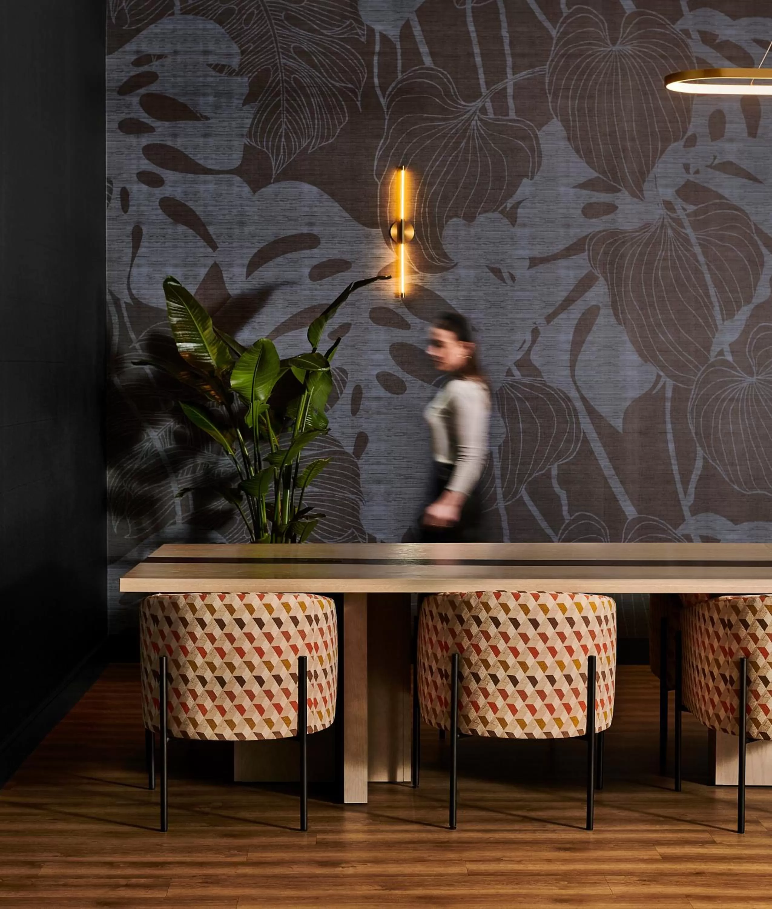 Seating area in voco Chicago Downtown - Riverwalk by IHG