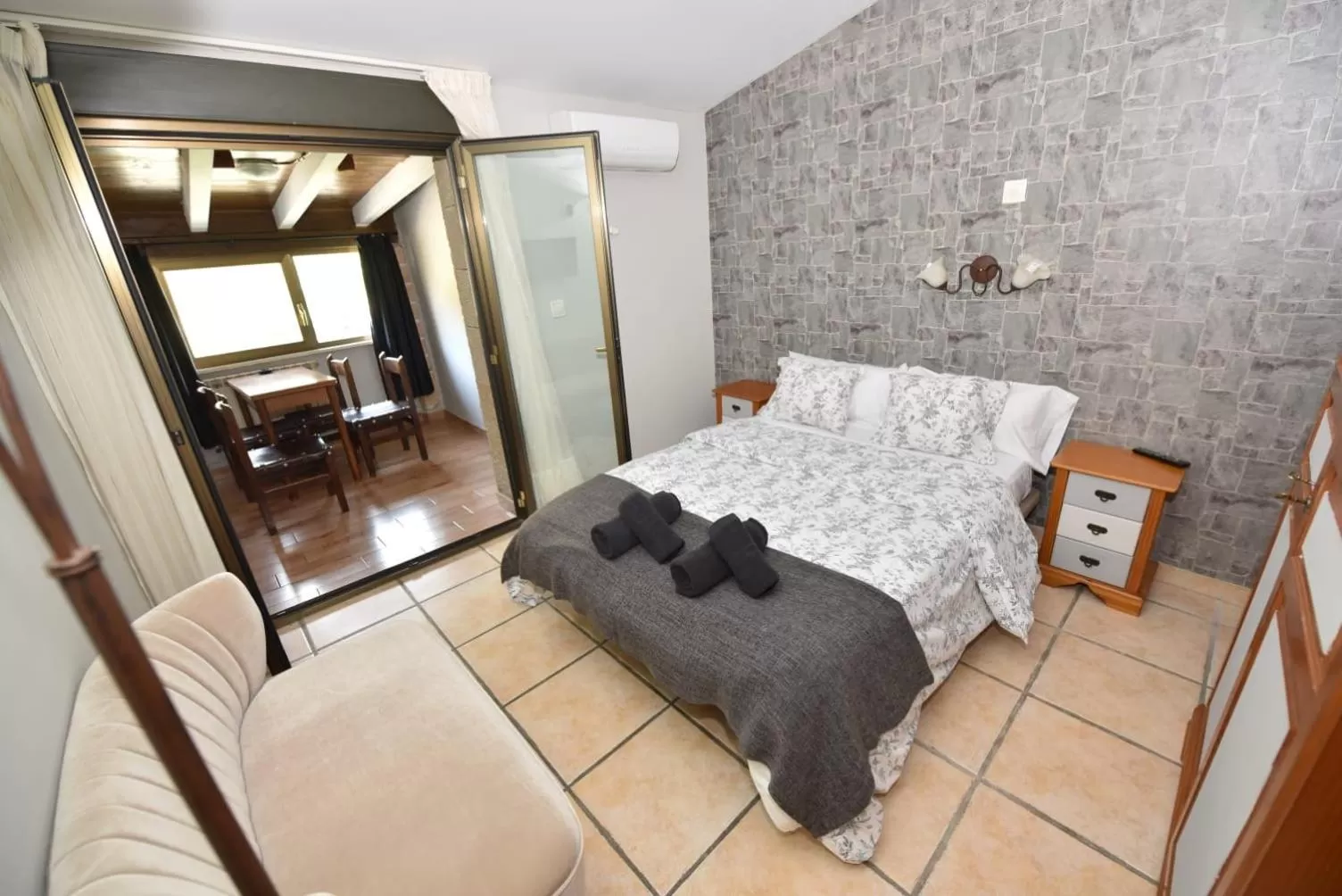 Bed in Hotel Rural el Castillo