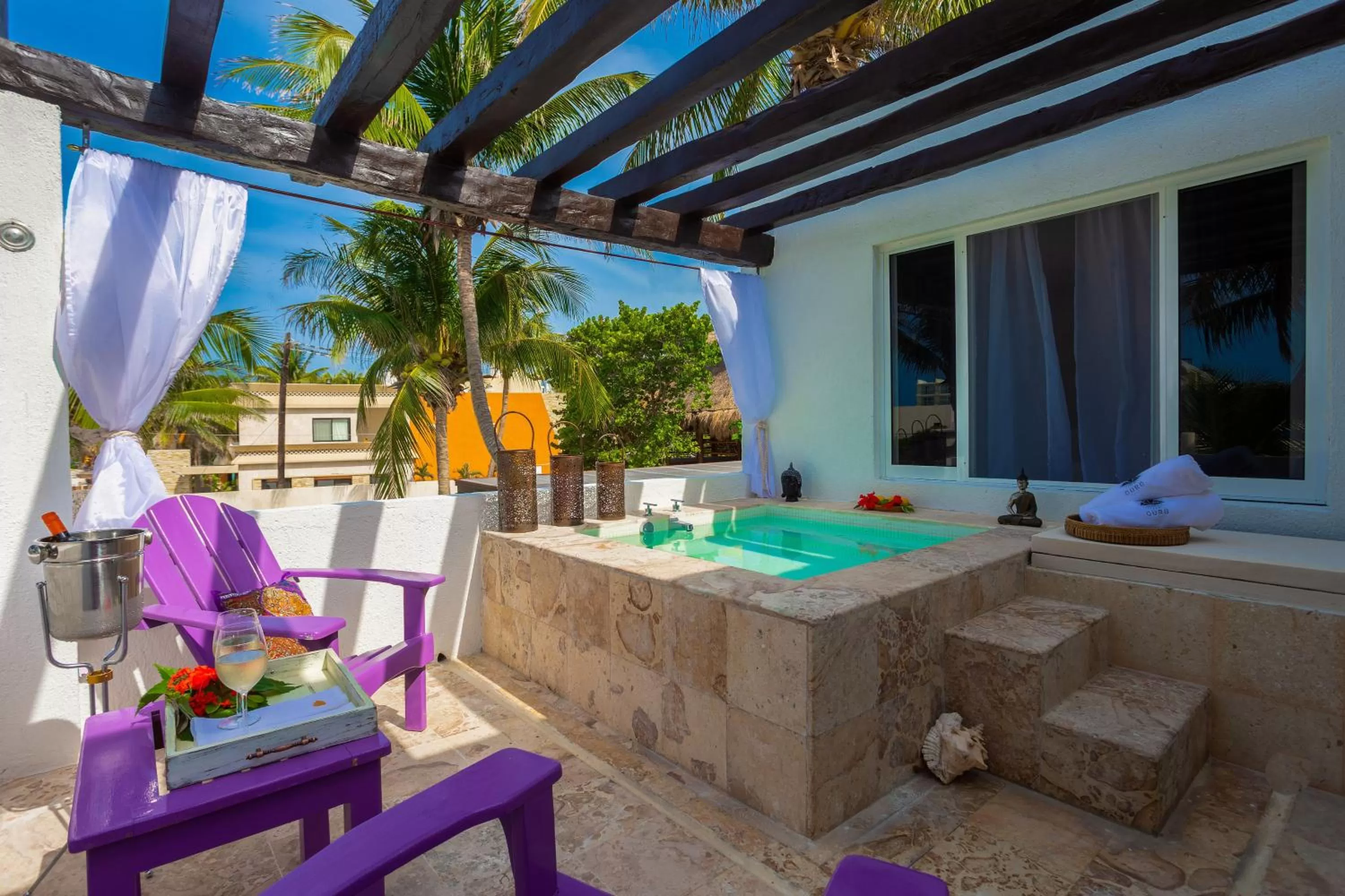 Balcony/Terrace in Lotus Beach Hotel - Adults Only