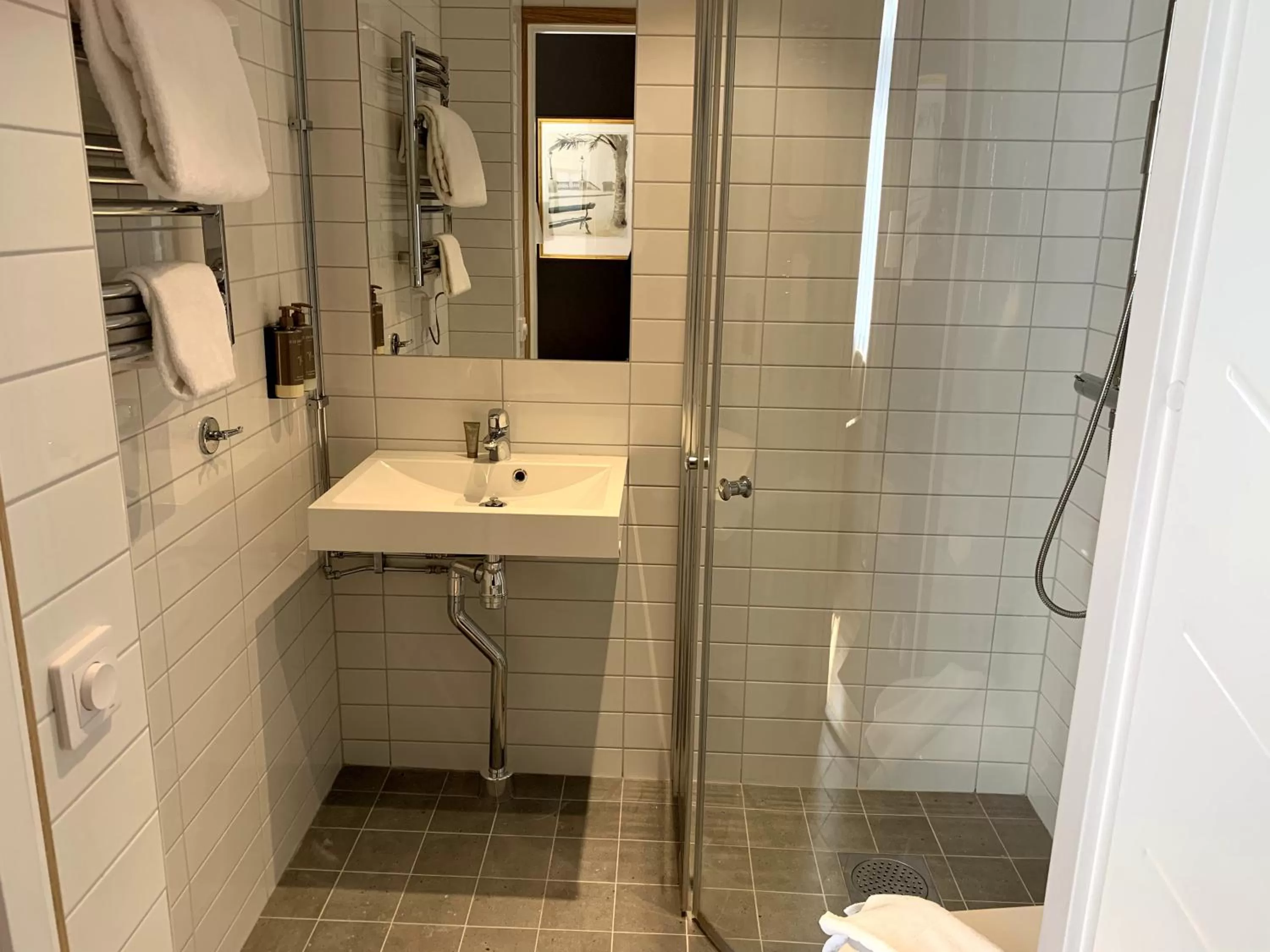 Shower in Näsby Slott