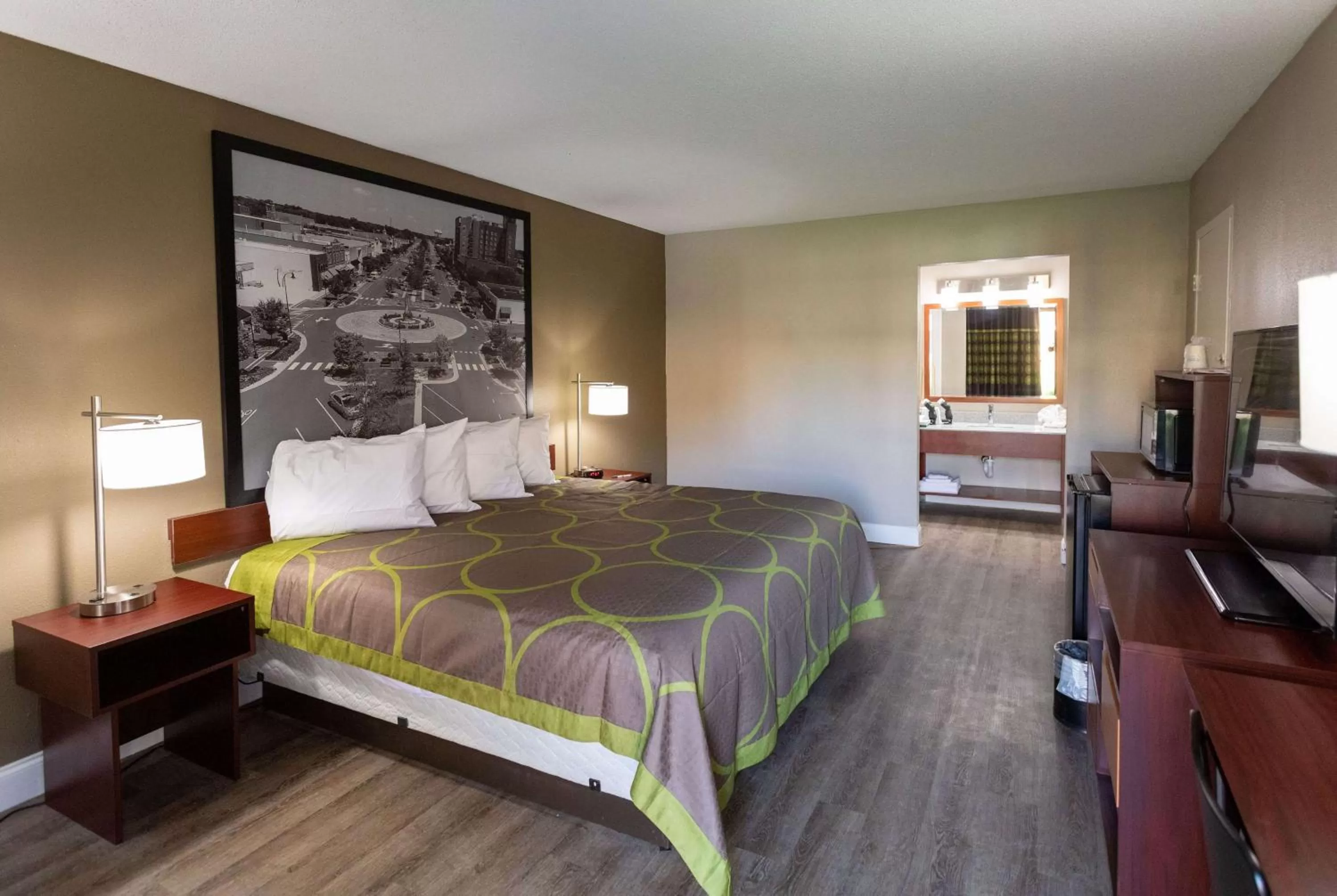 Photo of the whole room, Bed in Super 8 by Wyndham Goldsboro