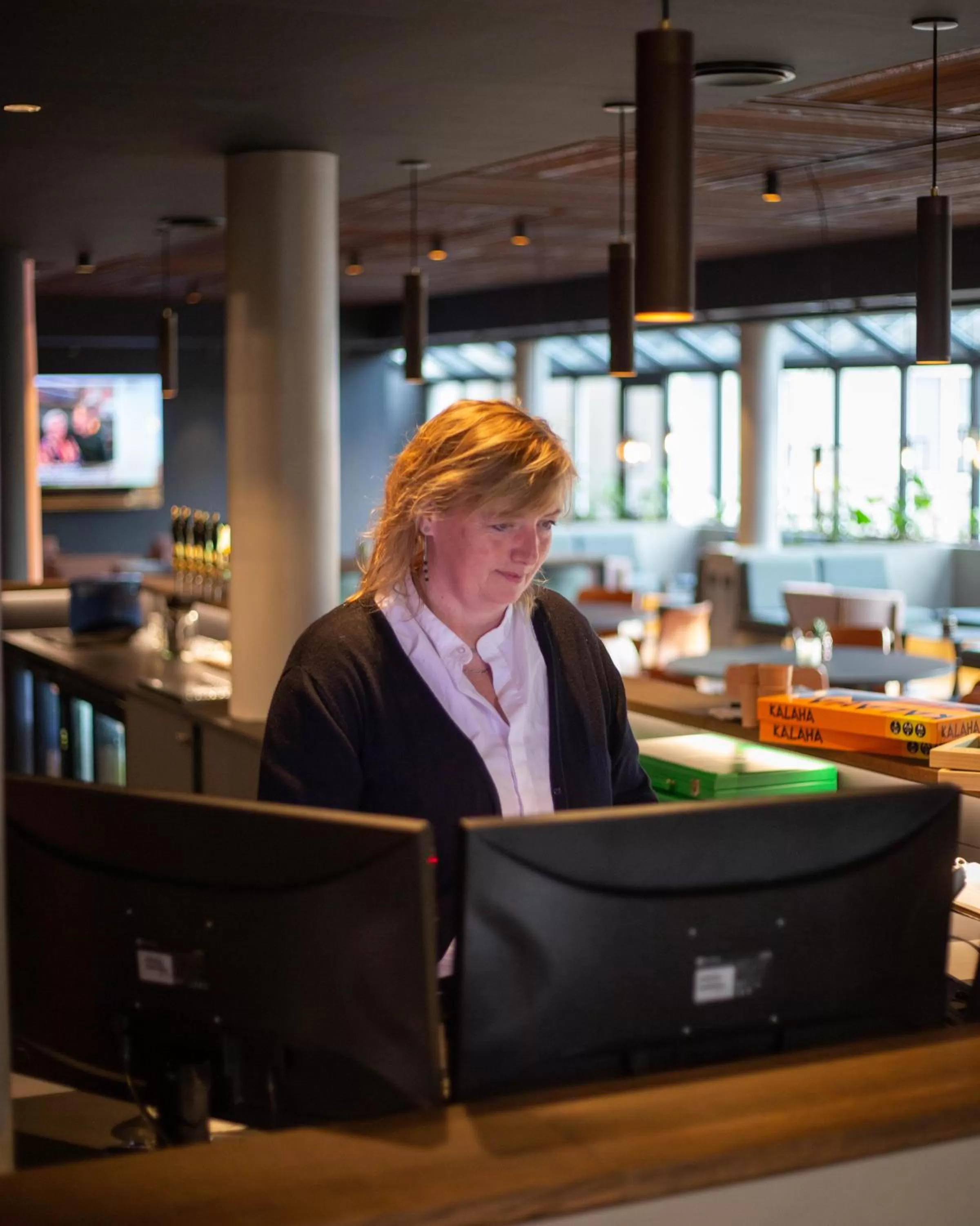 Lobby or reception in Struer Grand Hotel