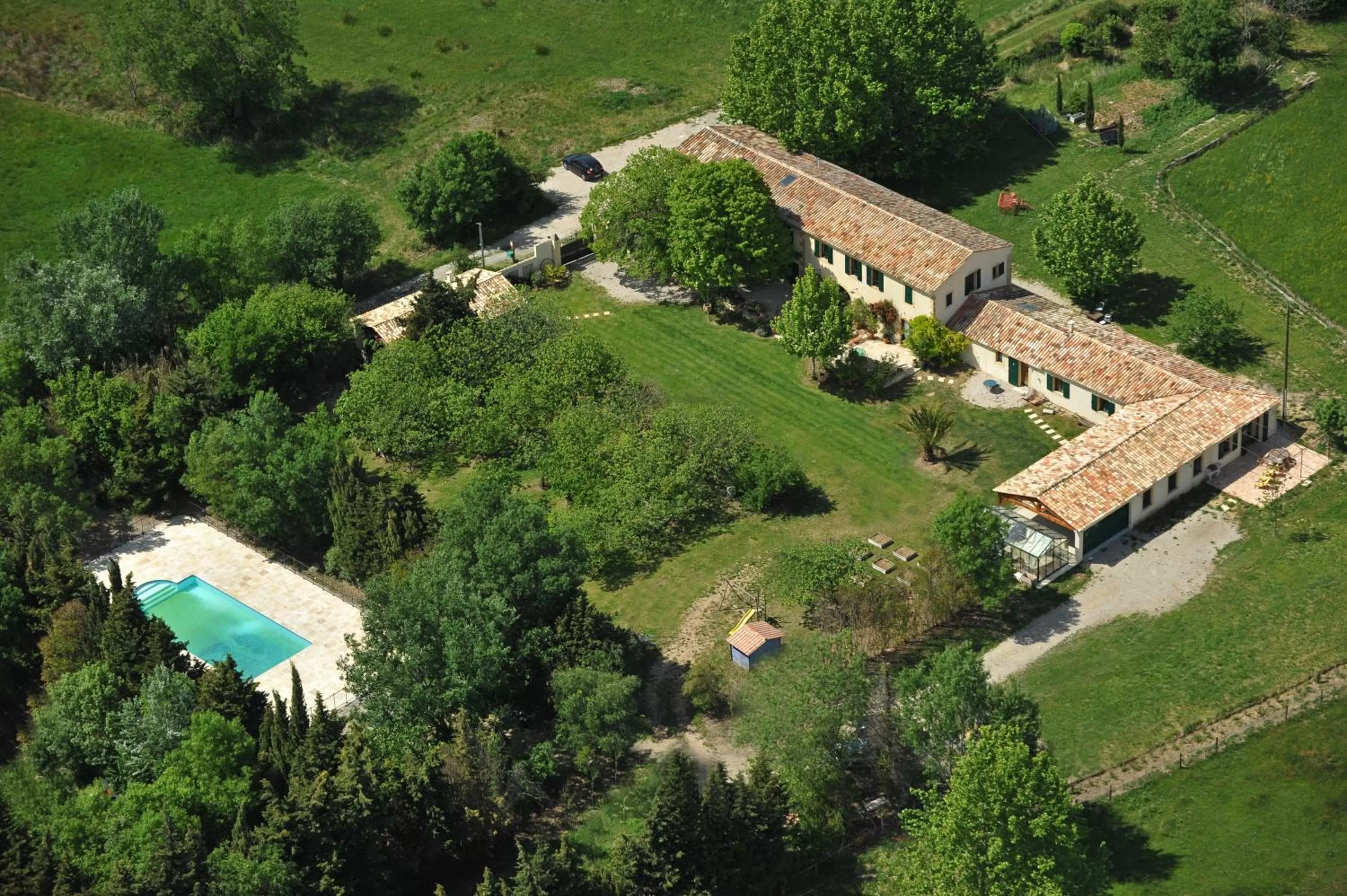 Bird's eye view in Chambres d'Hotes Domaine des Machottes