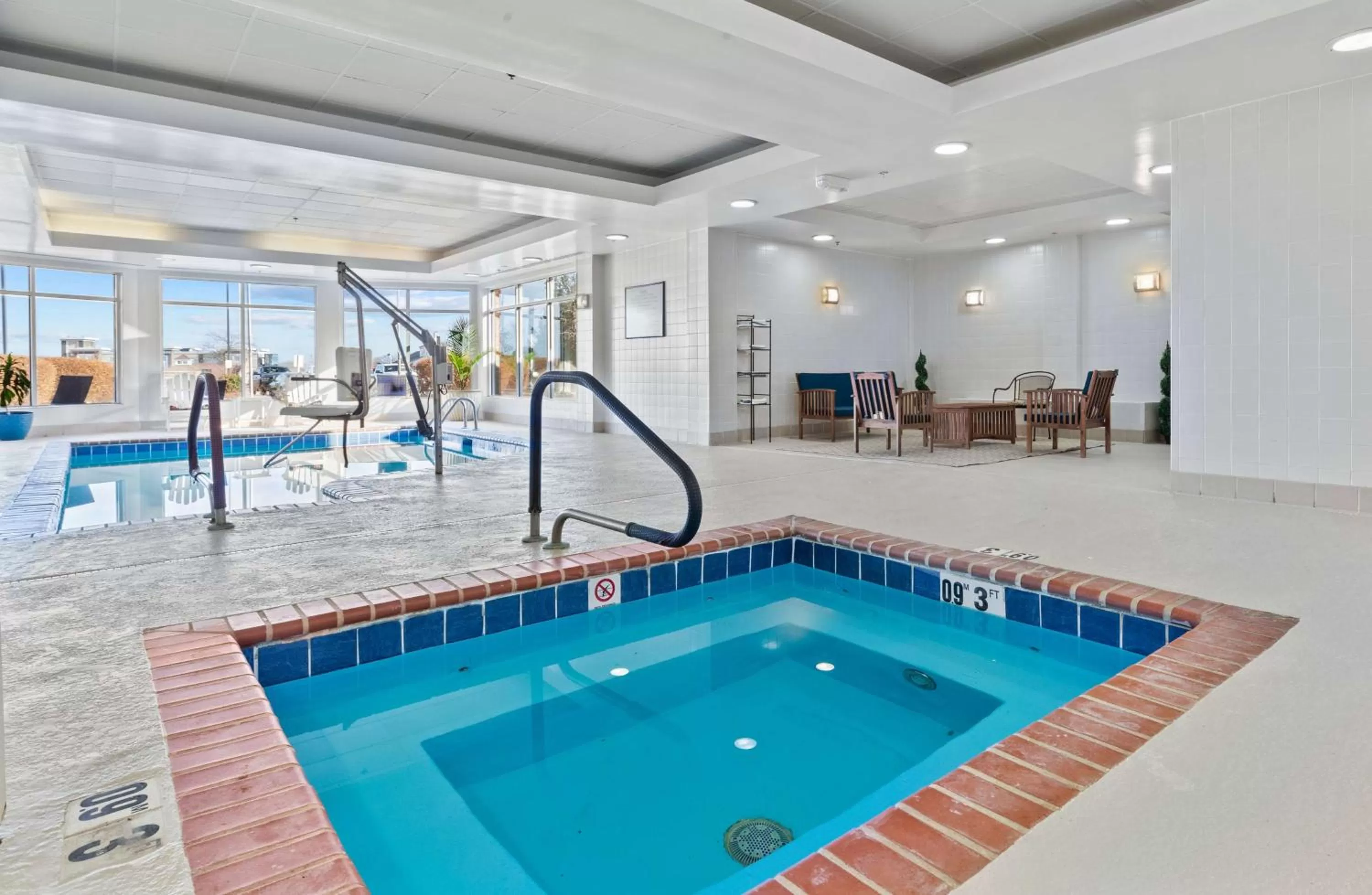 Pool view in Hilton Garden Inn Starkville