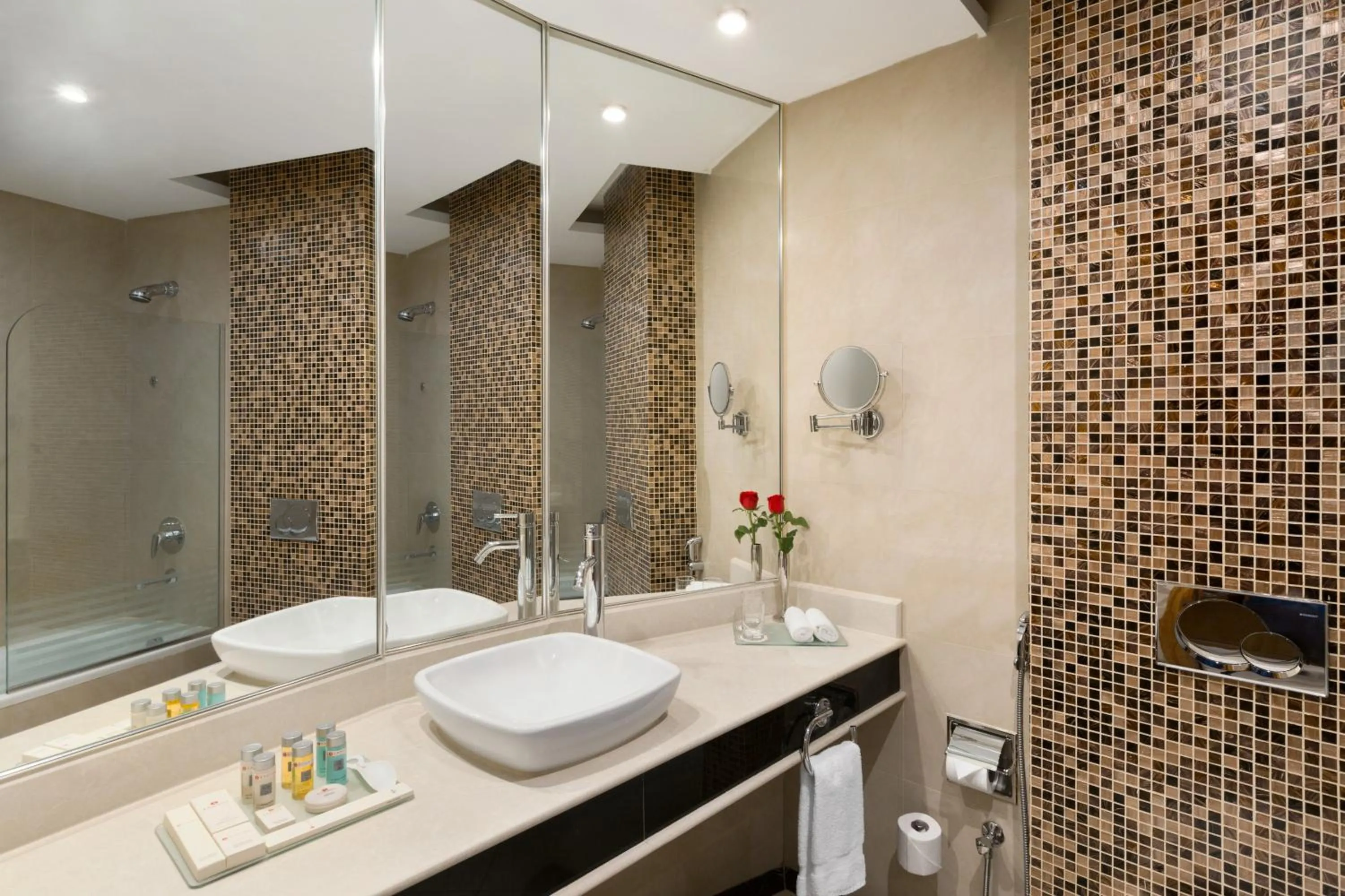 Bathroom in Eastyard Khobar Hotel - Formerly Ramada by Wyndham Khobar