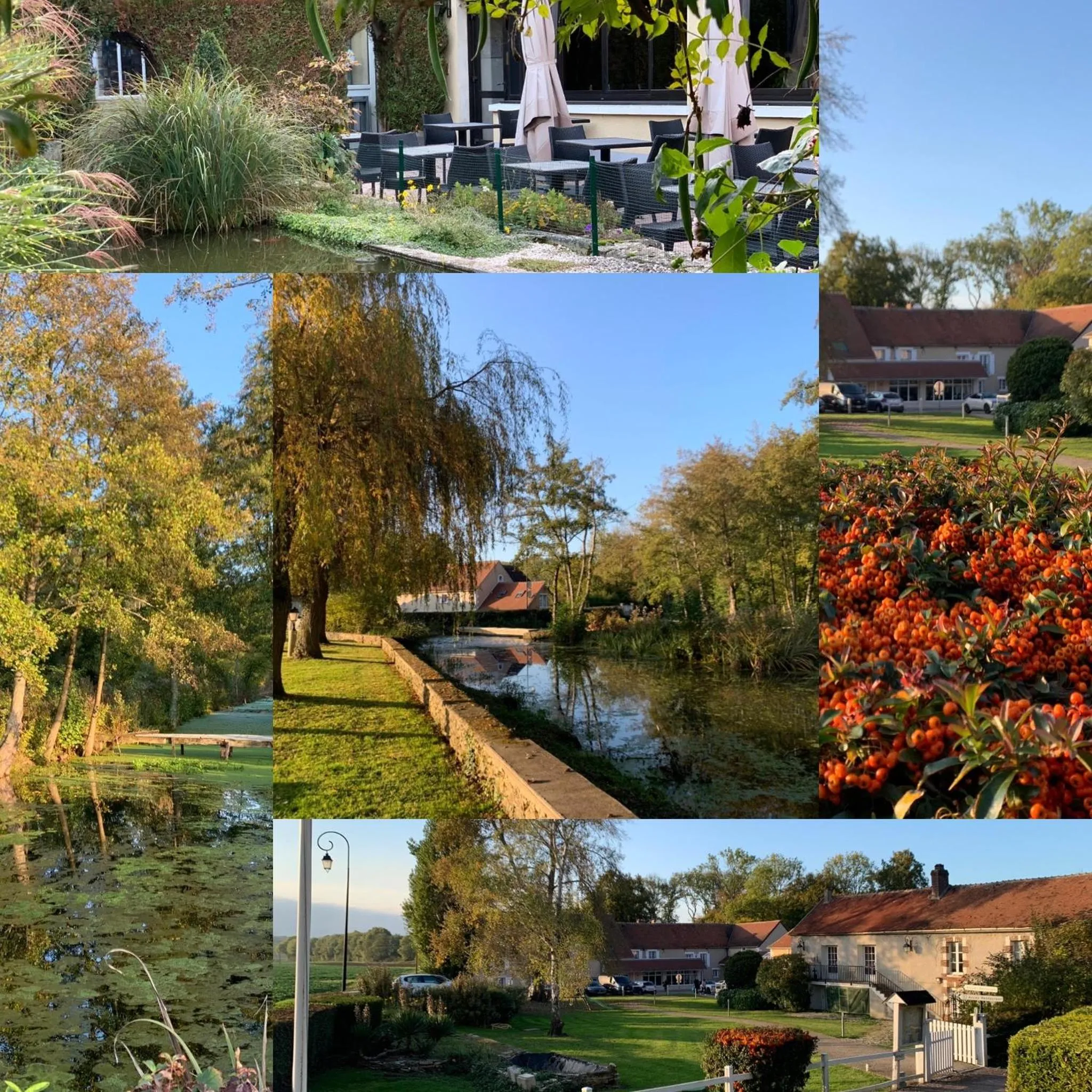 Property building in Logis Hôtel Restaurant Le Moulin de la Coudre